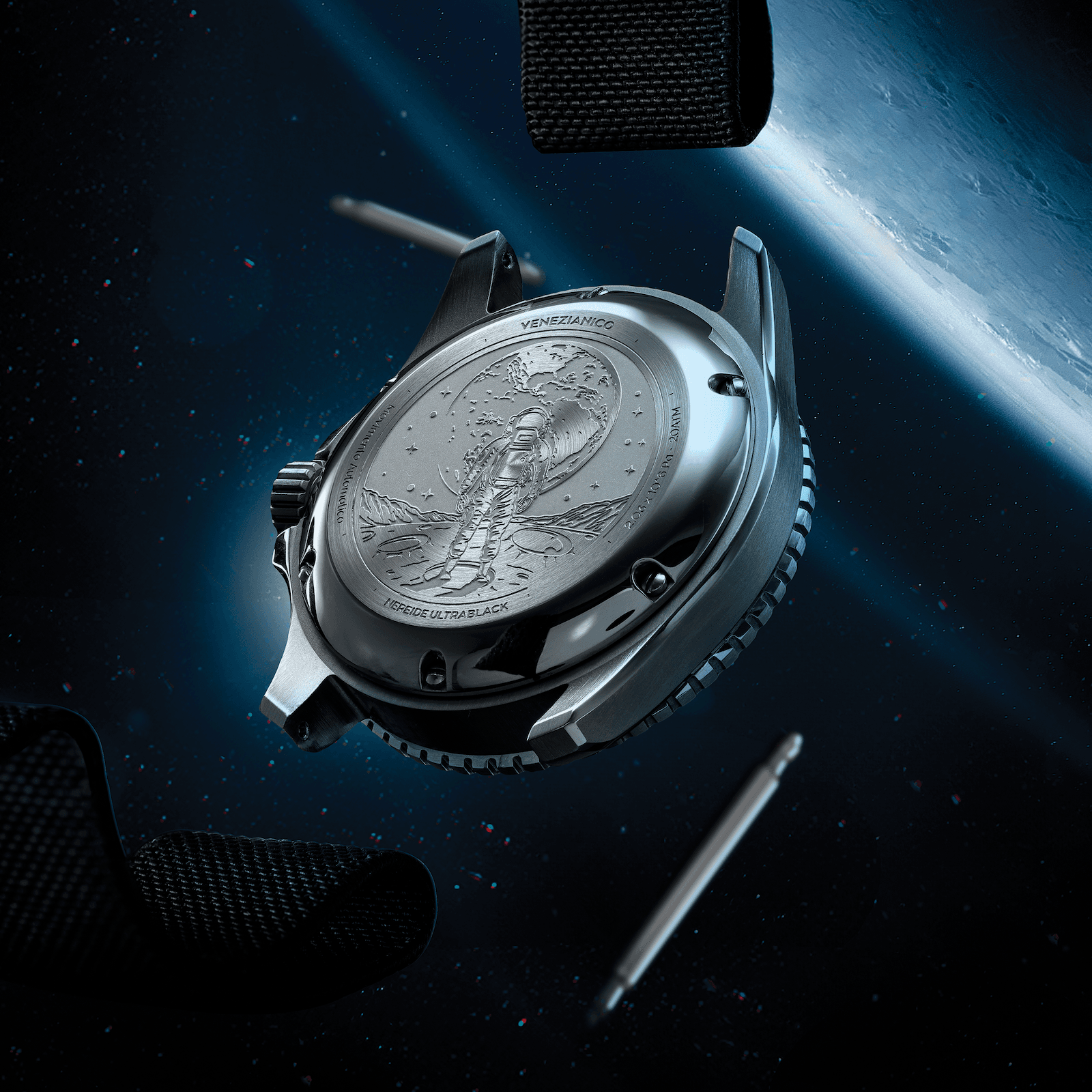 Venezianico Kurmalı Otomatik Erkek Kol Saati - 3921510-Nereide Ultrablack 7