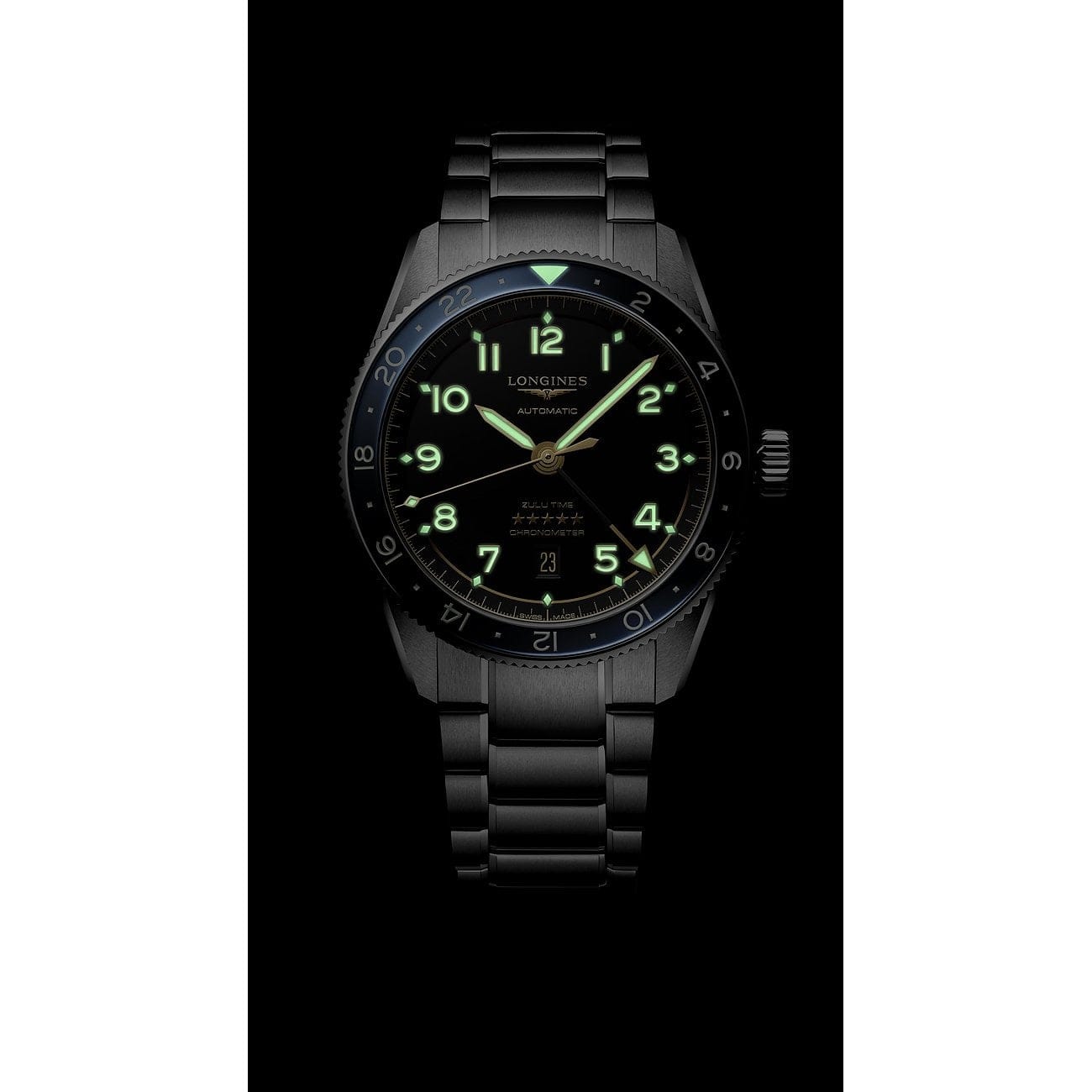 LONGINES SPIRIT ZULU TIME  L38124606 - L3.812.4.60.6 ERKEK KOL SAATİ 2