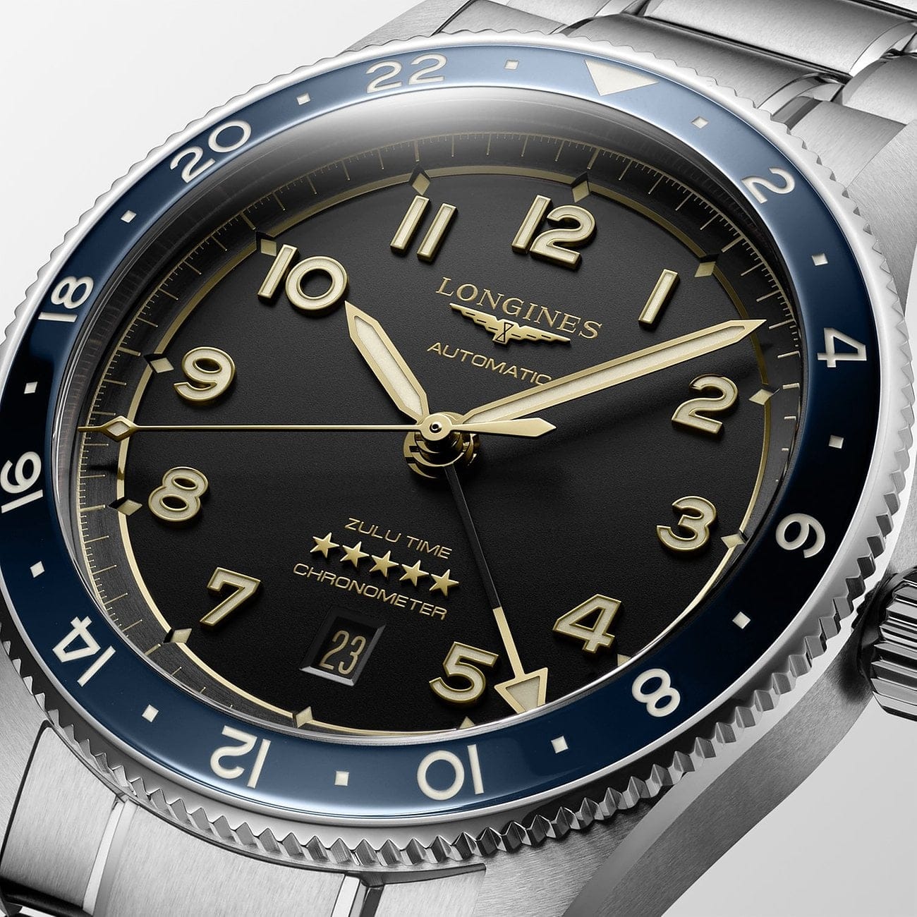 LONGINES SPIRIT ZULU TIME  L38124606 - L3.812.4.60.6 ERKEK KOL SAATİ 4