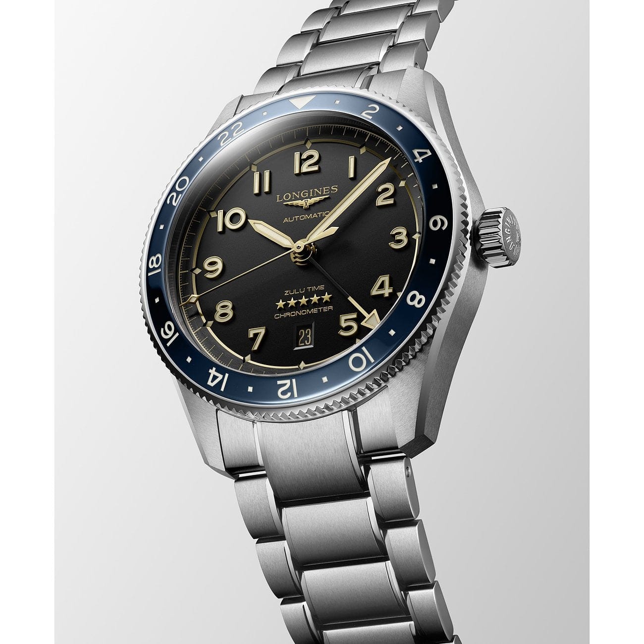 LONGINES SPIRIT ZULU TIME  L38124606 - L3.812.4.60.6 ERKEK KOL SAATİ 3
