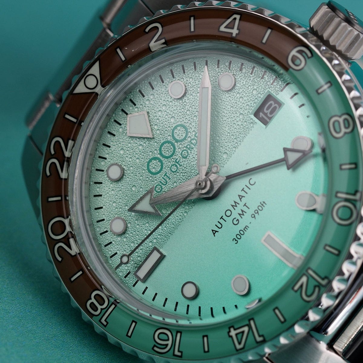 OUT OF ORDER OOO.001-25.AE.BAND.SS AFTER 8 AUTOMATIC GMT - ULTRA BRUSHED Erkek KOL SAATİ 2