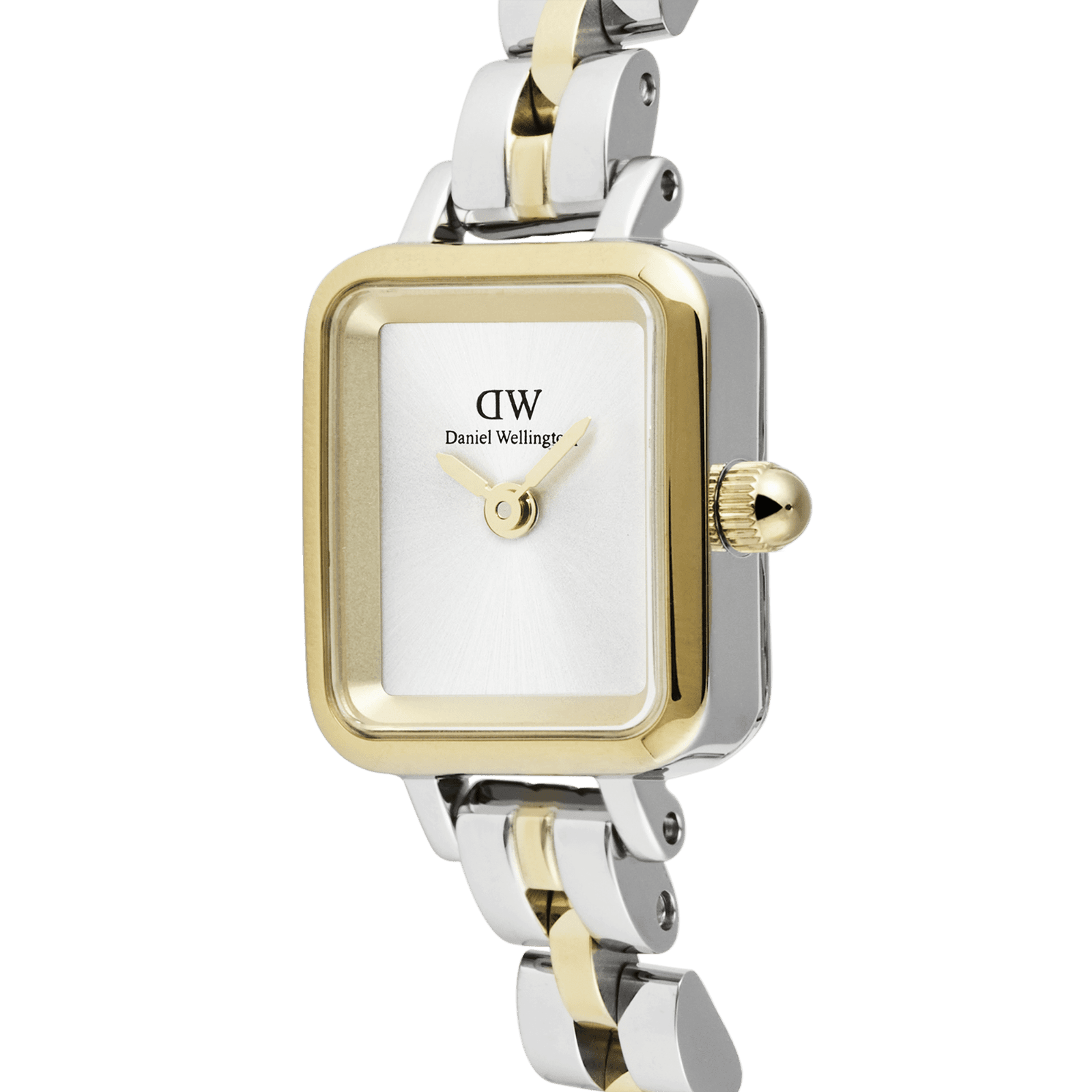 DANIEL WELLINGTON Quadro Mini Arch 3-Link Two Tone Gold DW00600925 Kadın KOL SAATİ 3