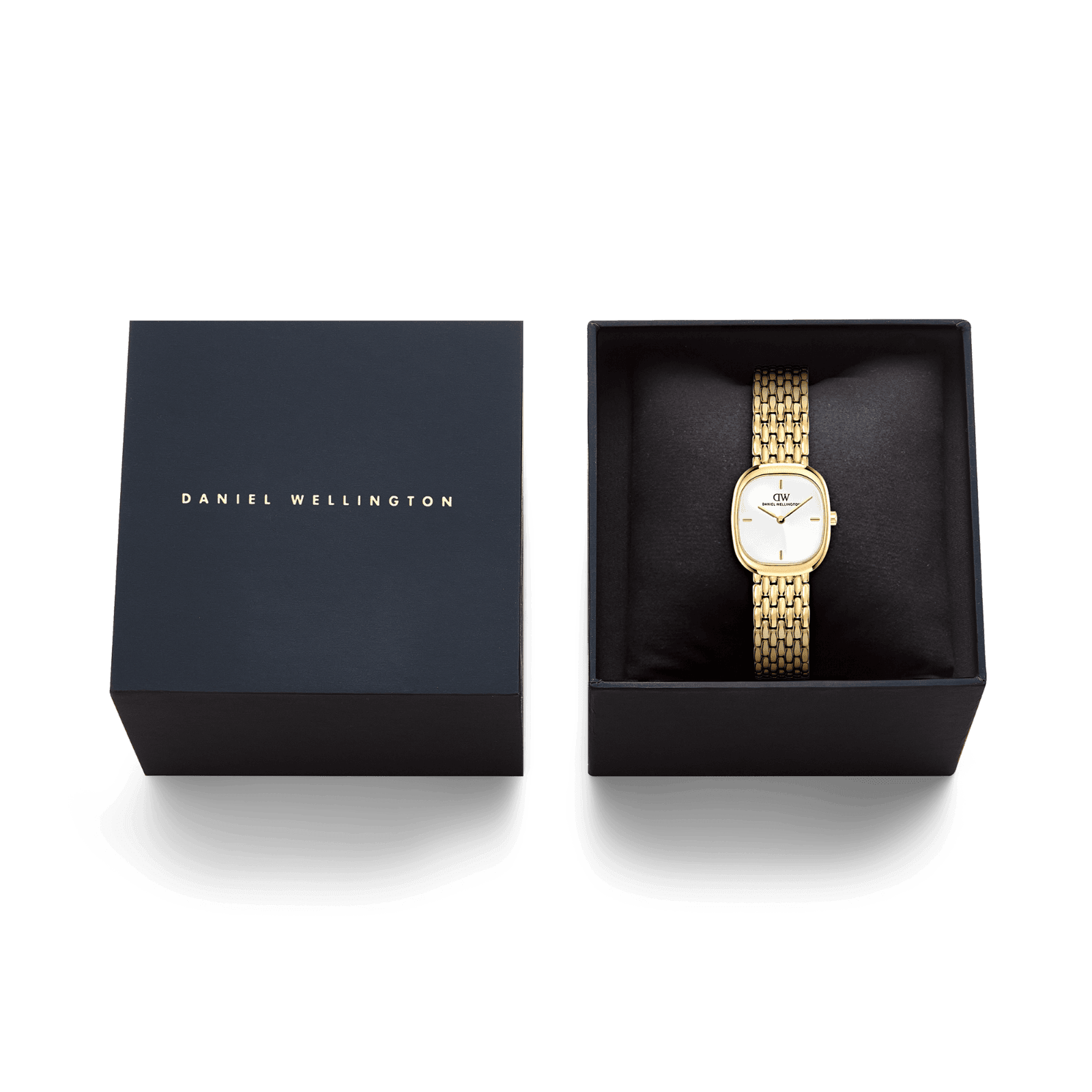 DANIEL WELLINGTON Corta White Grain-Link Gold DW00600993 Kadın KOL SAATİ 5
