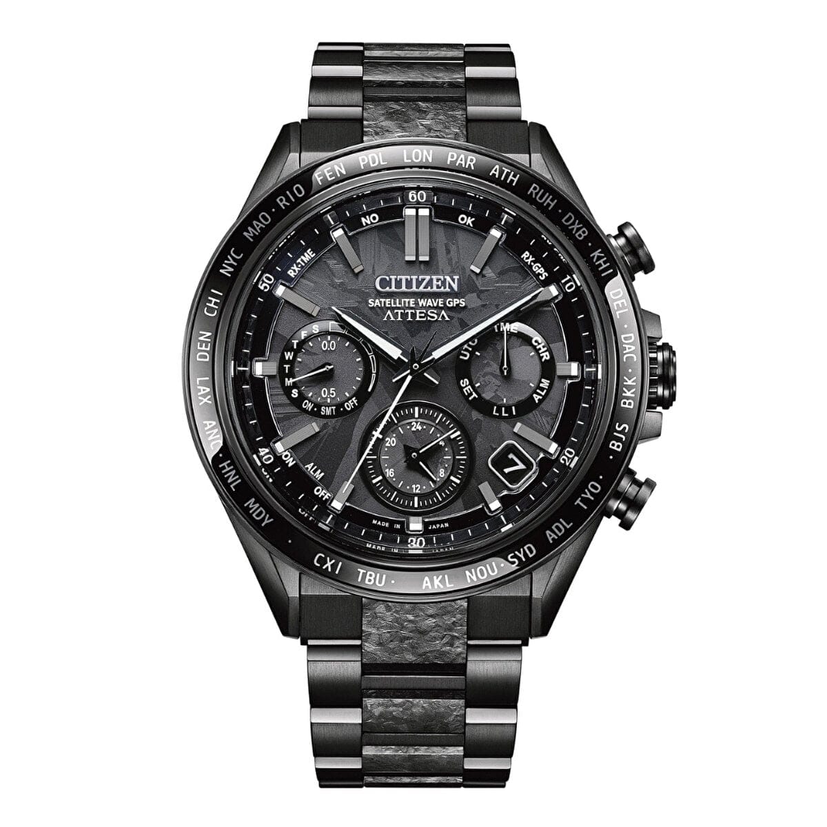 Citizen Hakuto-R CC4067-66E Erkek Kol Saati - GPS Radio Controlled Super Titanium Limited Attesa Eco-drive Solar  1