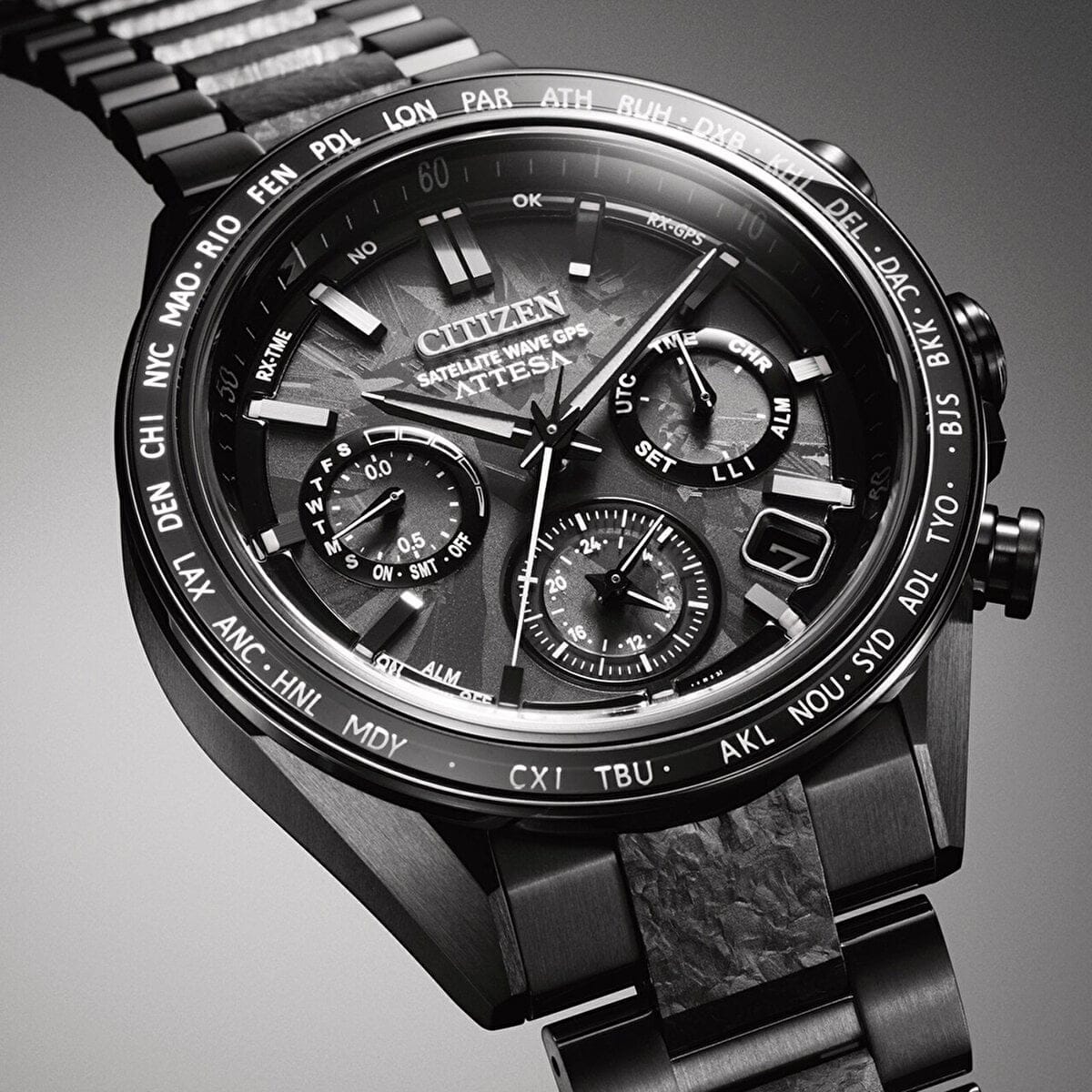Citizen Hakuto-R CC4067-66E Erkek Kol Saati - GPS Radio Controlled Super Titanium Limited Attesa Eco-drive Solar  6