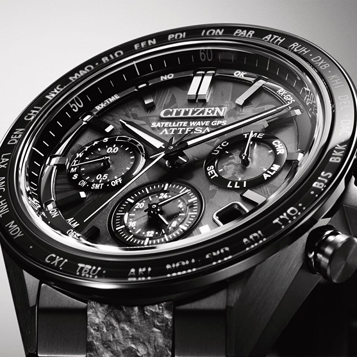 Citizen Hakuto-R CC4067-66E Erkek Kol Saati - GPS Radio Controlled Super Titanium Limited Attesa Eco-drive Solar  8
