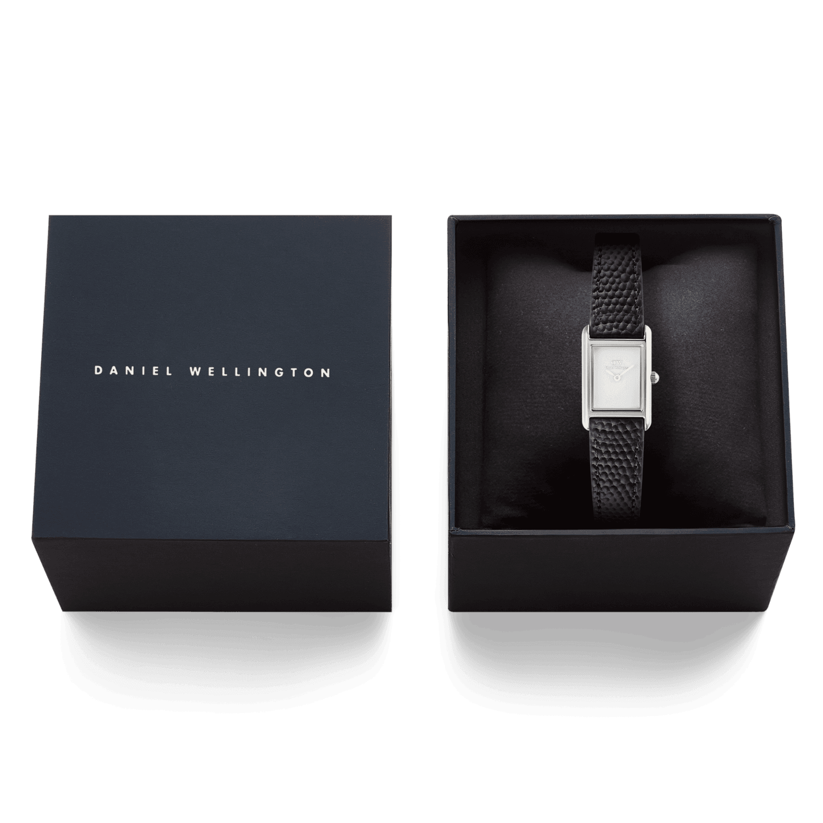 DANIEL WELLINGTON Bound Mini Black Lizard Silver DW00600901 Erkek KOL SAATİ 6