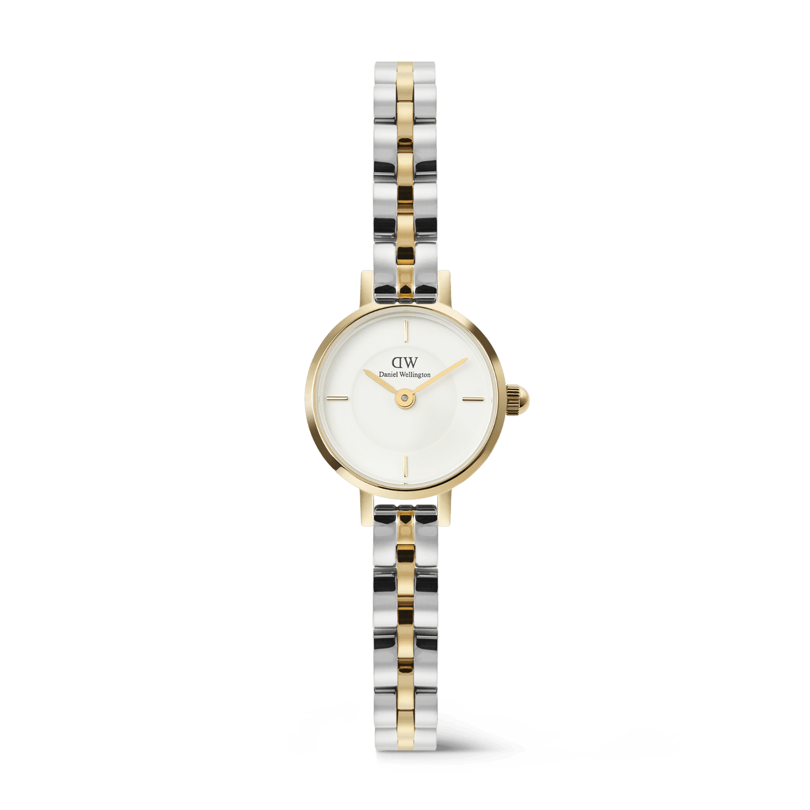 DANIEL WELLINGTON Petite Mini Arch 3-Link Two Tone Gold DW00600923 Kadın KOL SAATİ 1