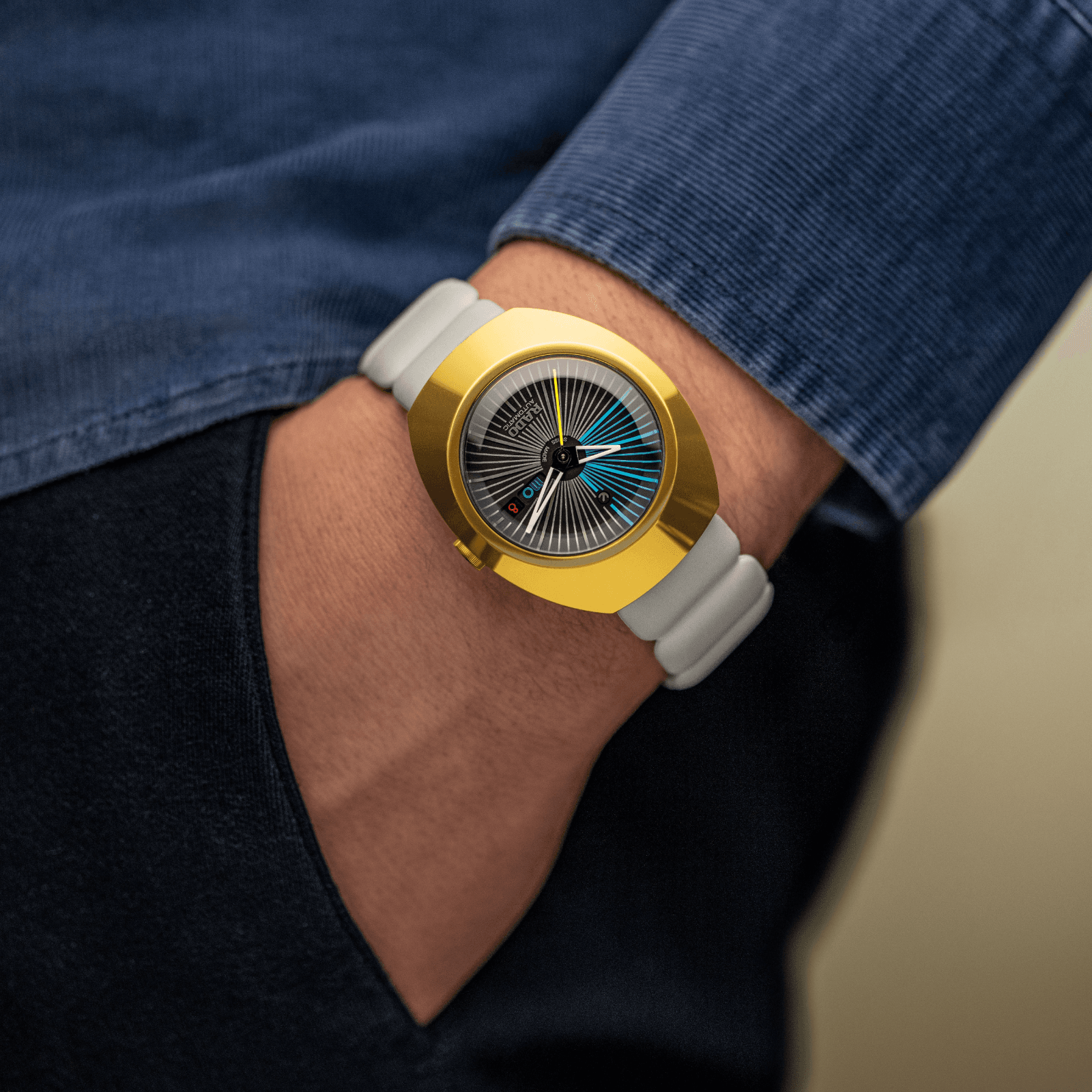RADO R12165155 DIASTAR ORIGINAL X TEJ CHAUHAN SPECIAL EDITION UNISEX KOL SAATİ 2