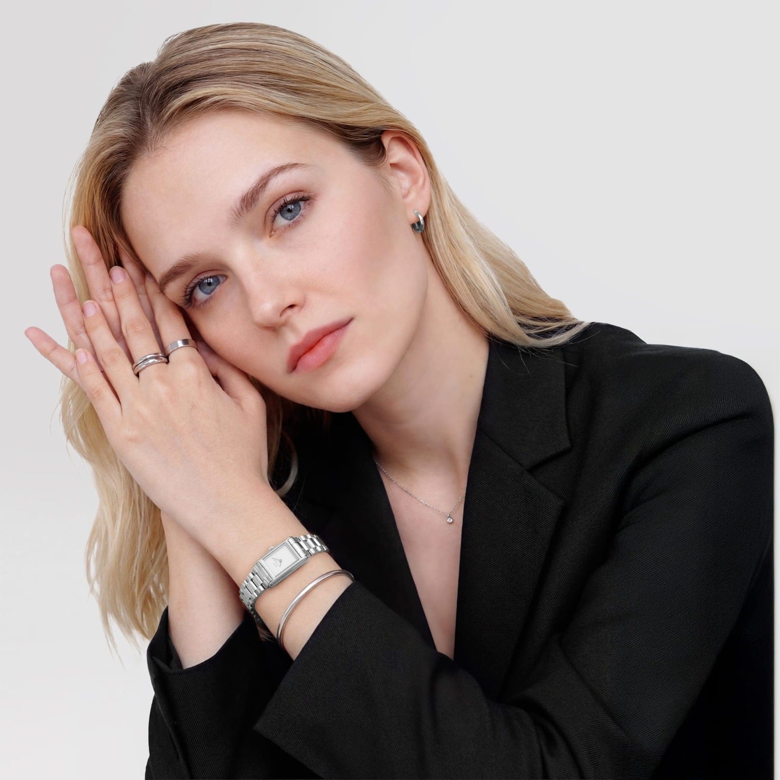 DANIEL WELLINGTON Bound Mini 3-Link Silver DW00600930 Kadın KOL SAATİ 2