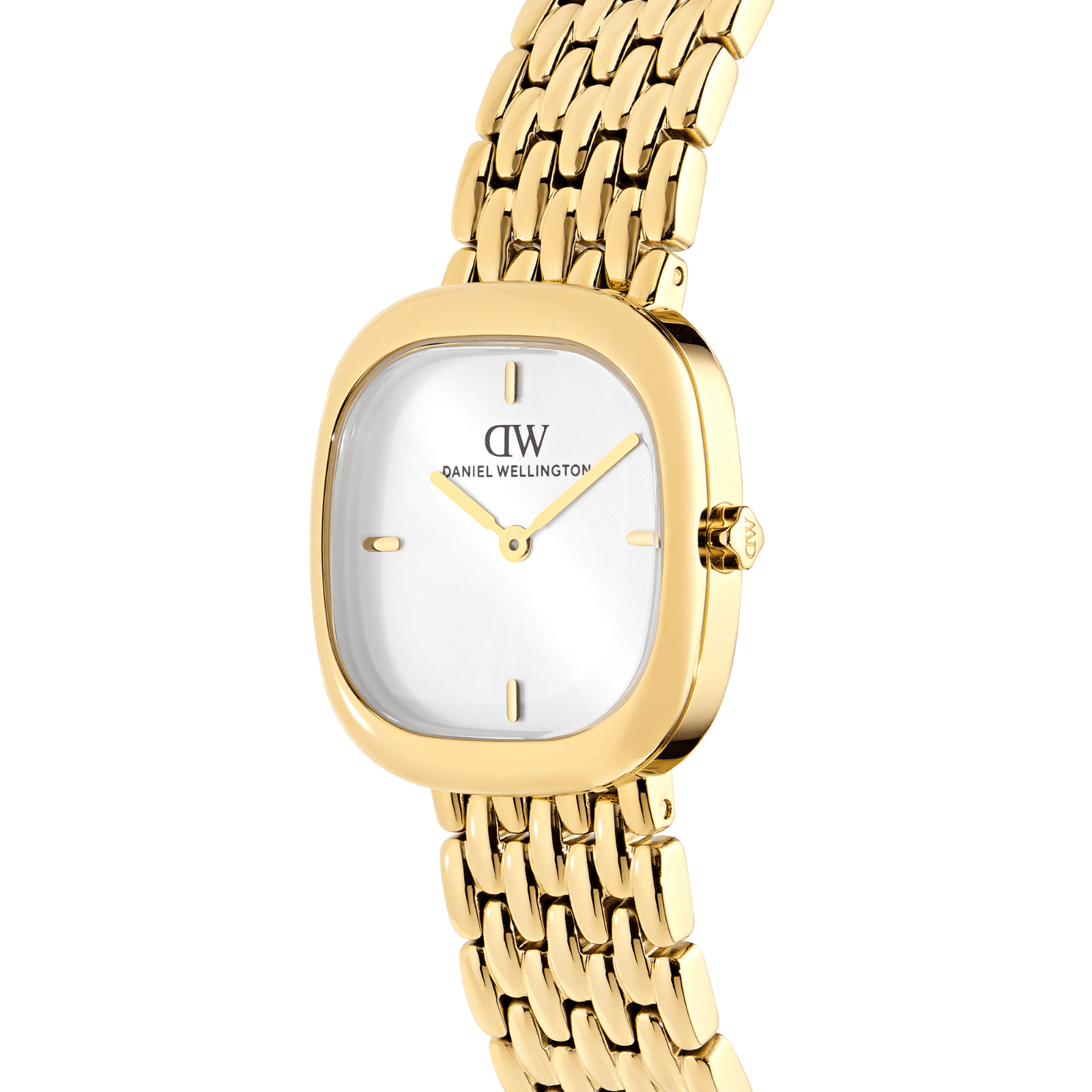 DANIEL WELLINGTON Corta White Grain-Link Gold DW00600993 Kadın KOL SAATİ 2
