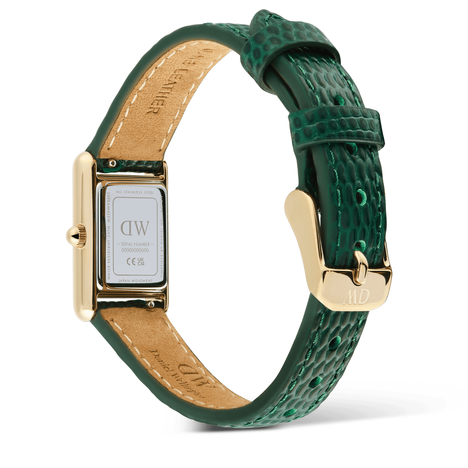 DANIEL WELLINGTON Bound Mini Green Lizard Gold DW00600906 Kadın KOL SAATİ 5