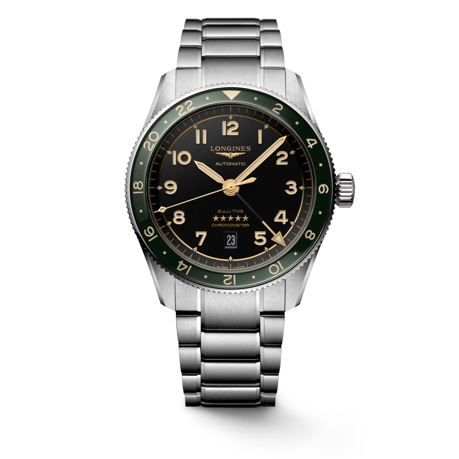 LONGINES SPIRIT ZULU TIME L38124636 - L3.812.4.63.6 ERKEK KOL SAATİ