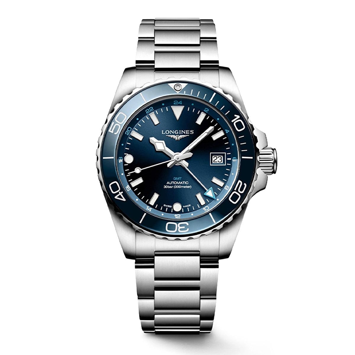 LONGINES HYDROCONQUEST GMT L37904966 - L3.790.4.96.6 ERKEK KOL SAATİ