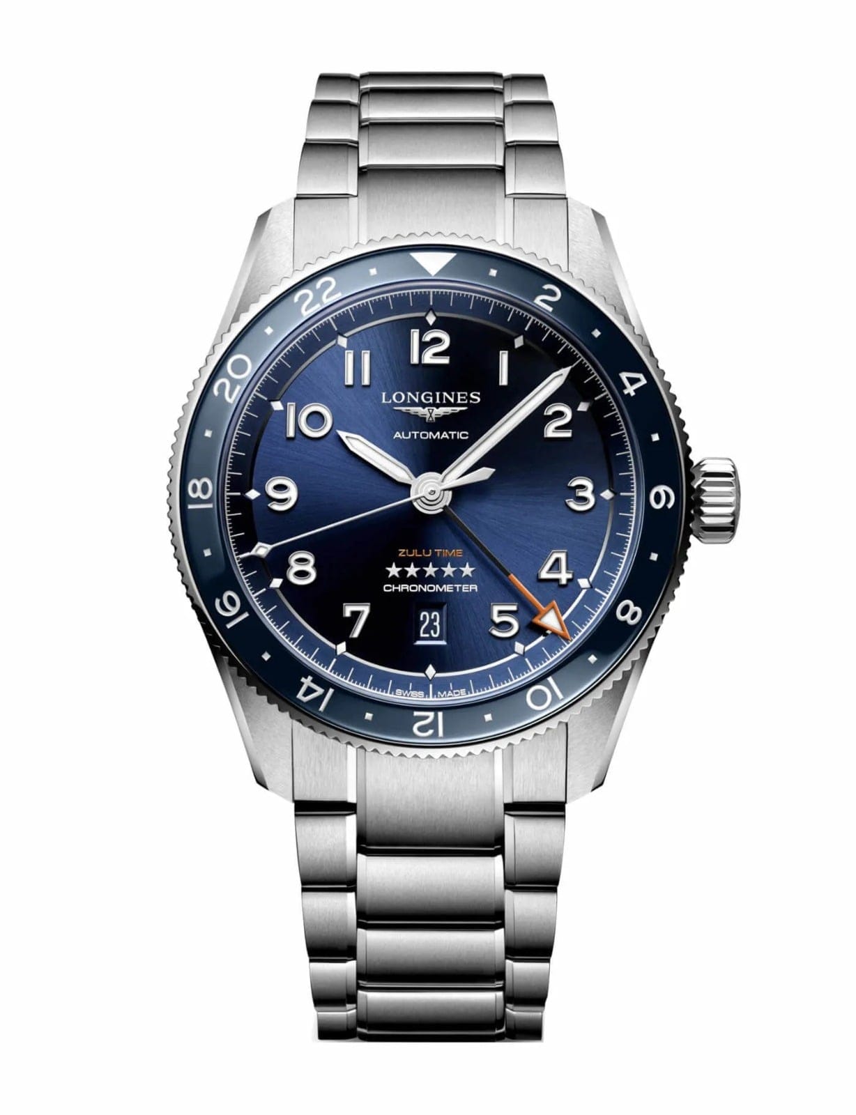 LONGINES SPIRIT ZULU TIME L38124936 - L3.812.4.93.6 ERKEK KOL SAATİ