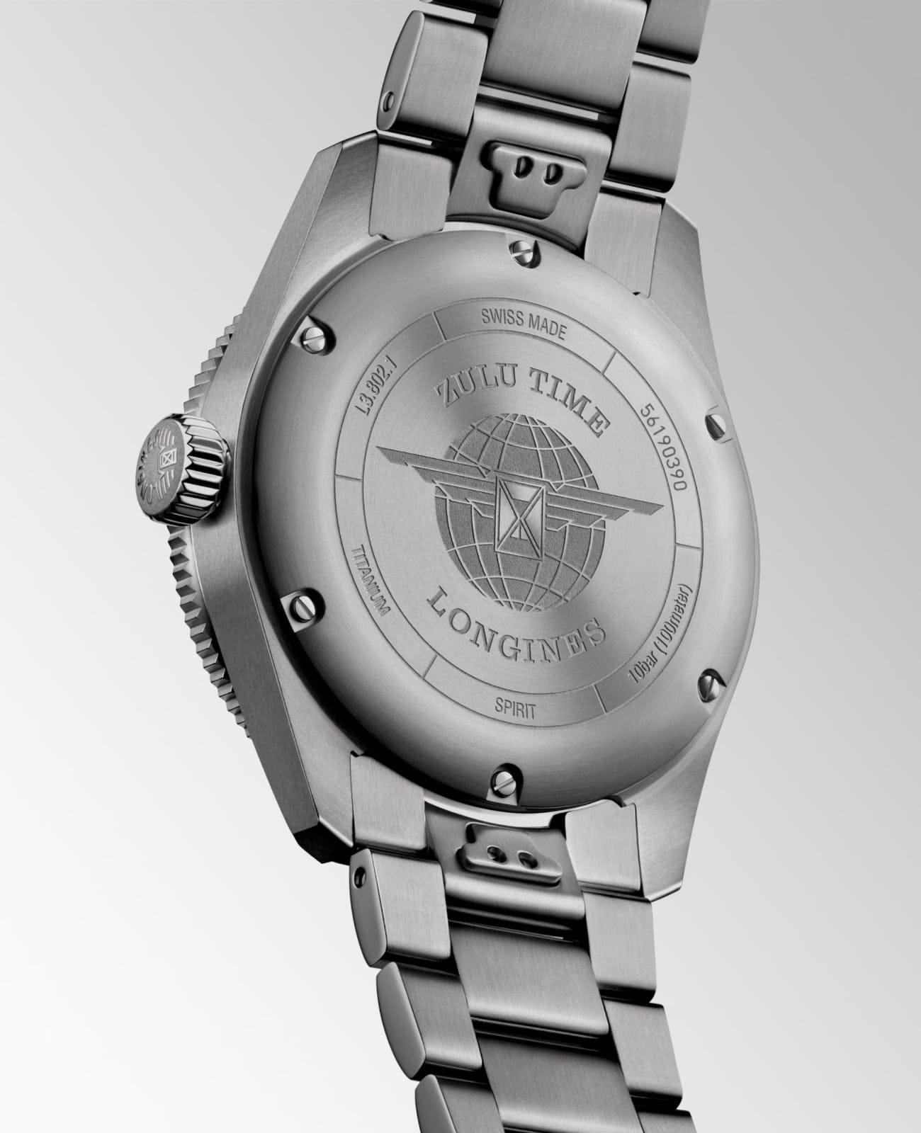 LONGINES SPIRIT ZULU TIME TITANIUM  L38021536 - L3.802.1.53.6 UNISEX KOL SAATİ 2
