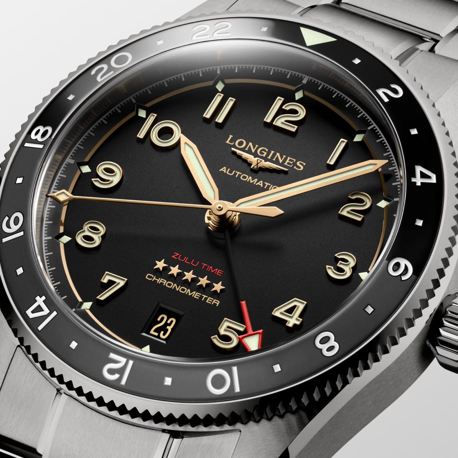LONGINES SPIRIT ZULU TIME TITANIUM  L38021536 - L3.802.1.53.6 UNISEX KOL SAATİ 4