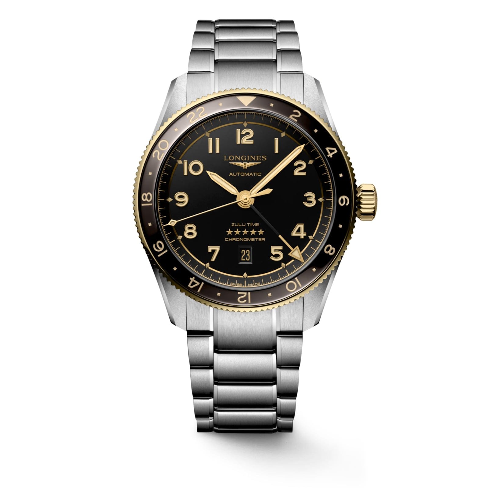 LONGINES SPIRIT ZULU TIME L38125536 - L3.812.5.53.6 ERKEK KOL SAATİ