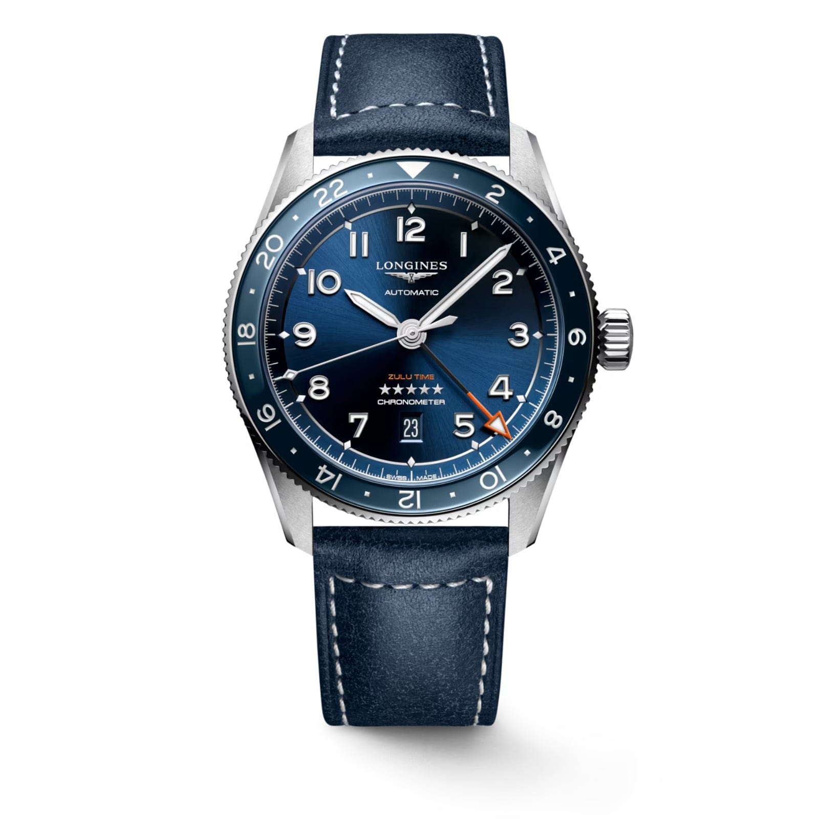 LONGINES SPIRIT ZULU TIME L38124932 - L3.812.4.93.2 ERKEK KOL SAATİ