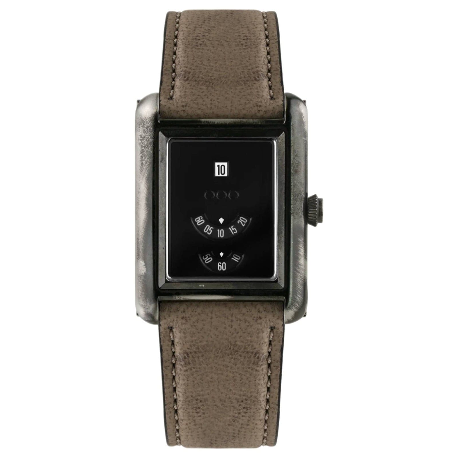 OUT OF ORDER F20BLK.OOO Forma Venti Ultra-Distressed Jump Hour Automatic  Erkek KOL SAATİ
