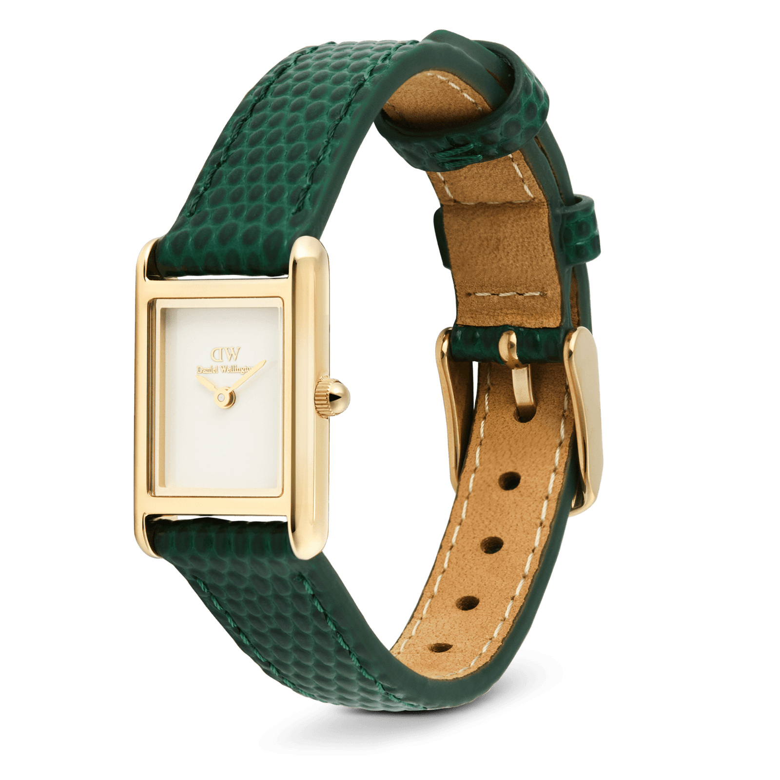 DANIEL WELLINGTON Bound Mini Green Lizard Gold DW00600906 Kadın KOL SAATİ 4