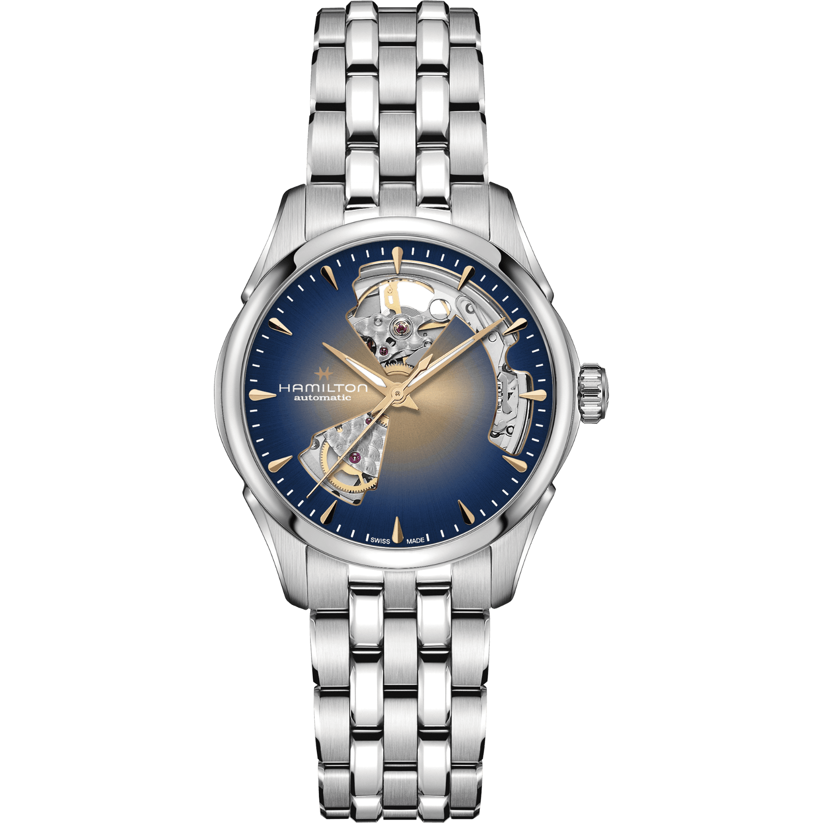 HAMILTON H32215101 JAZZMASTER OPEN HEART LADY AUTO 36MM KOL SAATI