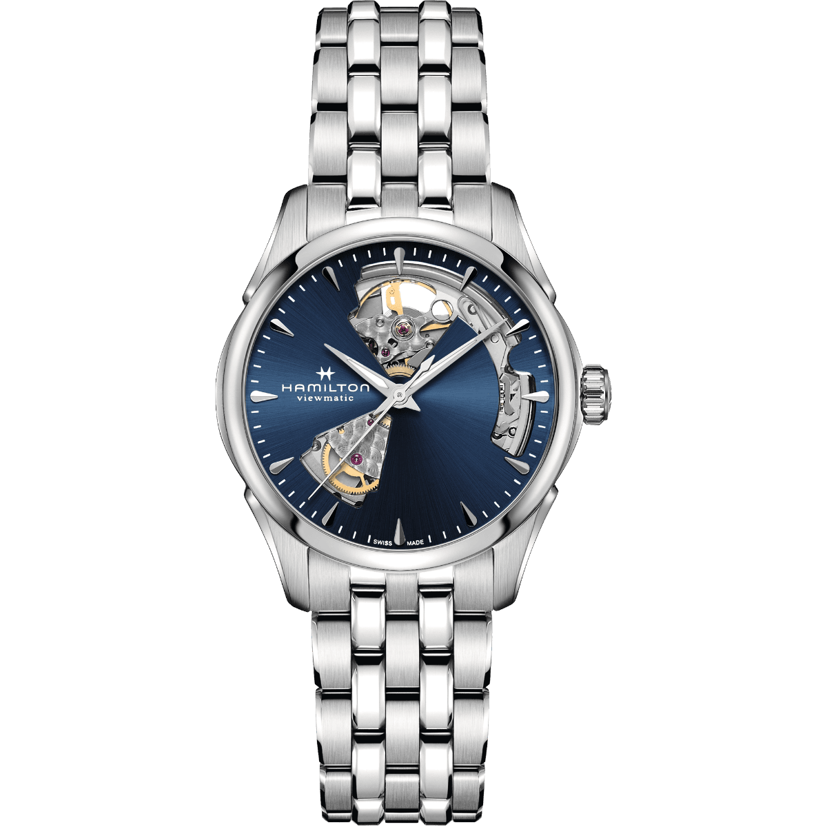 HAMILTON H32215141 JAZZMASTER OPEN HEART LADY AUTO KOL SAATI