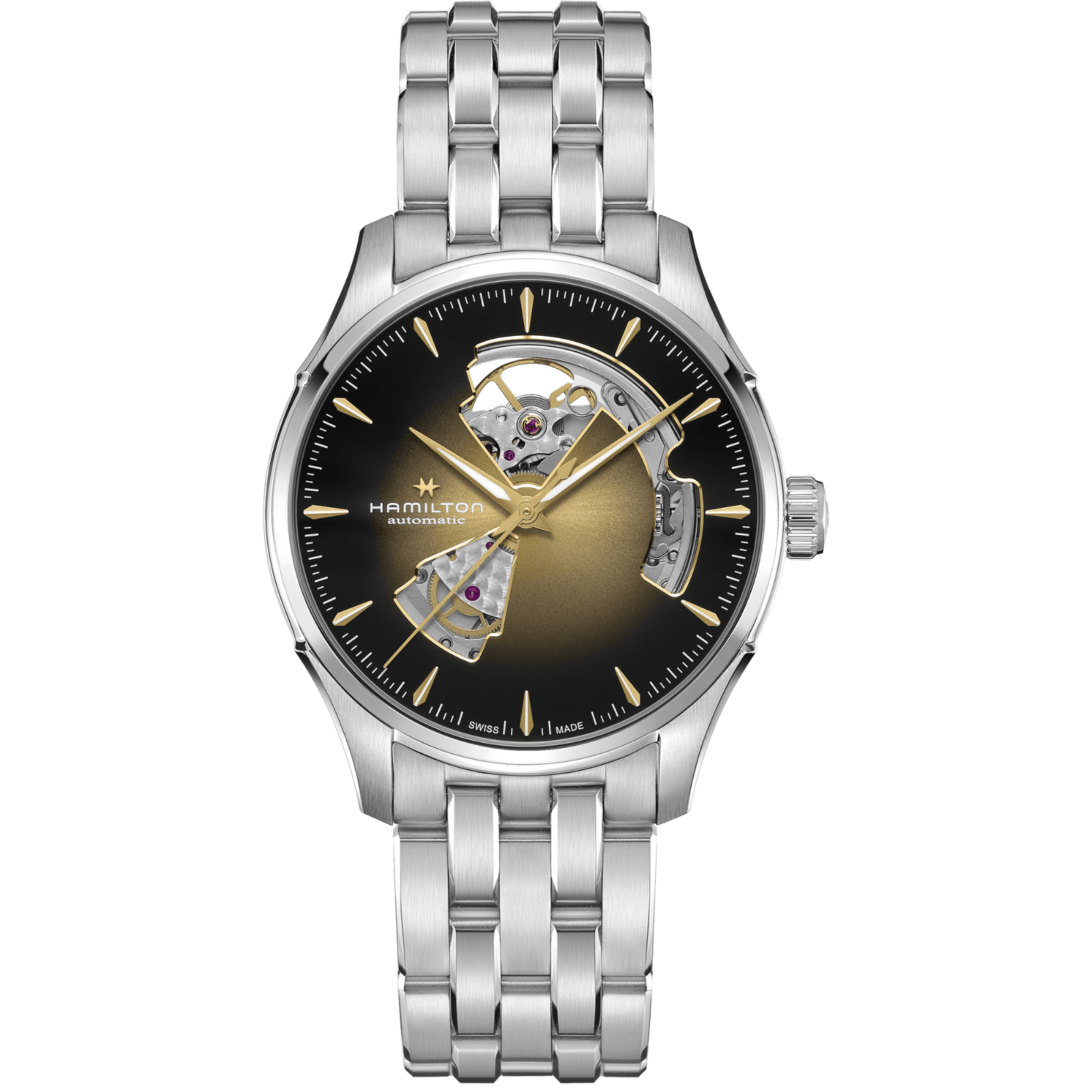 HAMILTON H32675101 JAZZMASTER OPEN HEART AUTO 40MM KOL SAATI