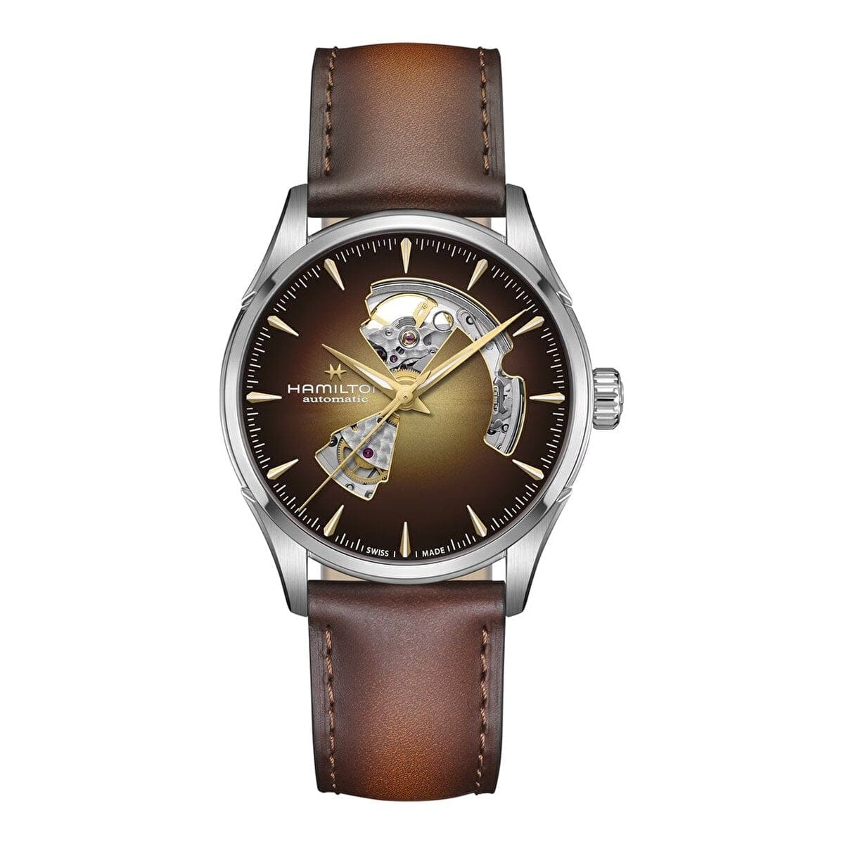 HAMILTON H32705501 JAZZMASTER OPEN HEART AUTO 42MM KOL SAATI