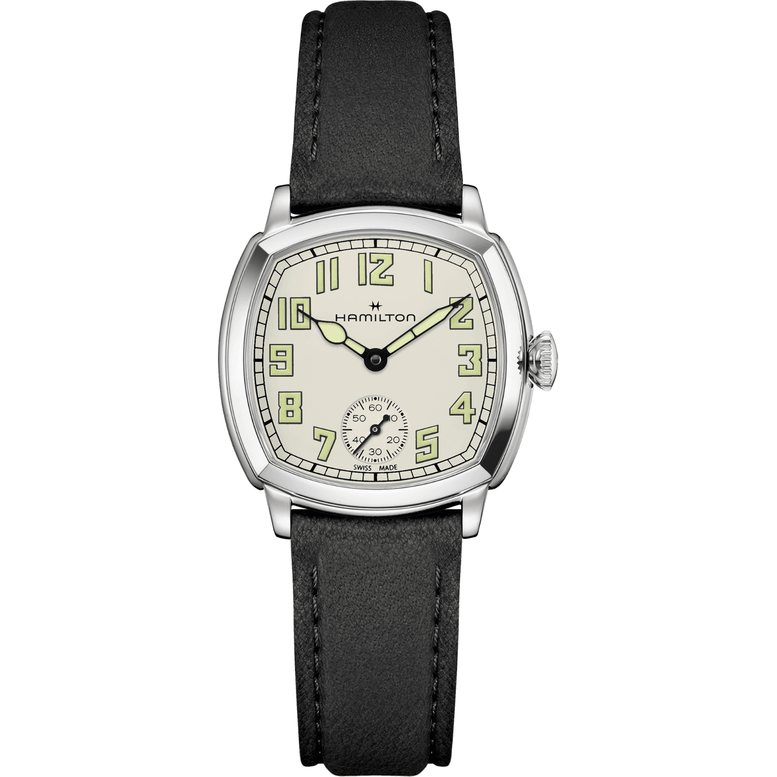 HAMILTON American Classic Cushion Plain H36109720 UNISEX KOL SAATİ