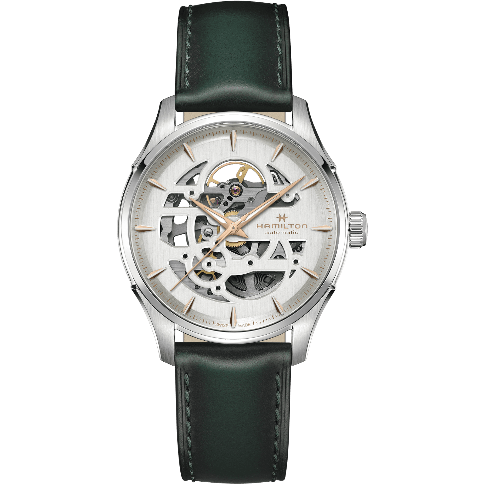 HAMILTON H42535810 JAZZMASTER SKELETON AUTO KOL SAATI