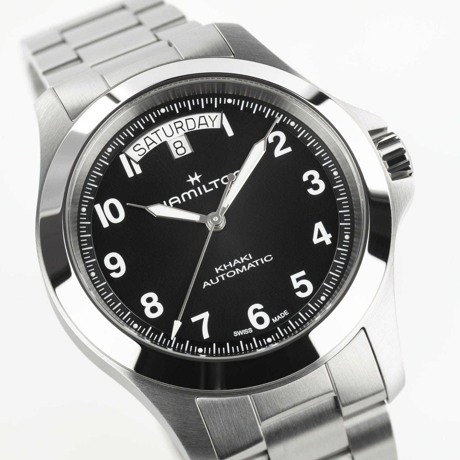 HAMILTON H64475131 KHAKI FIELD KING DAY-DATE 40MM KOL SAATI 3