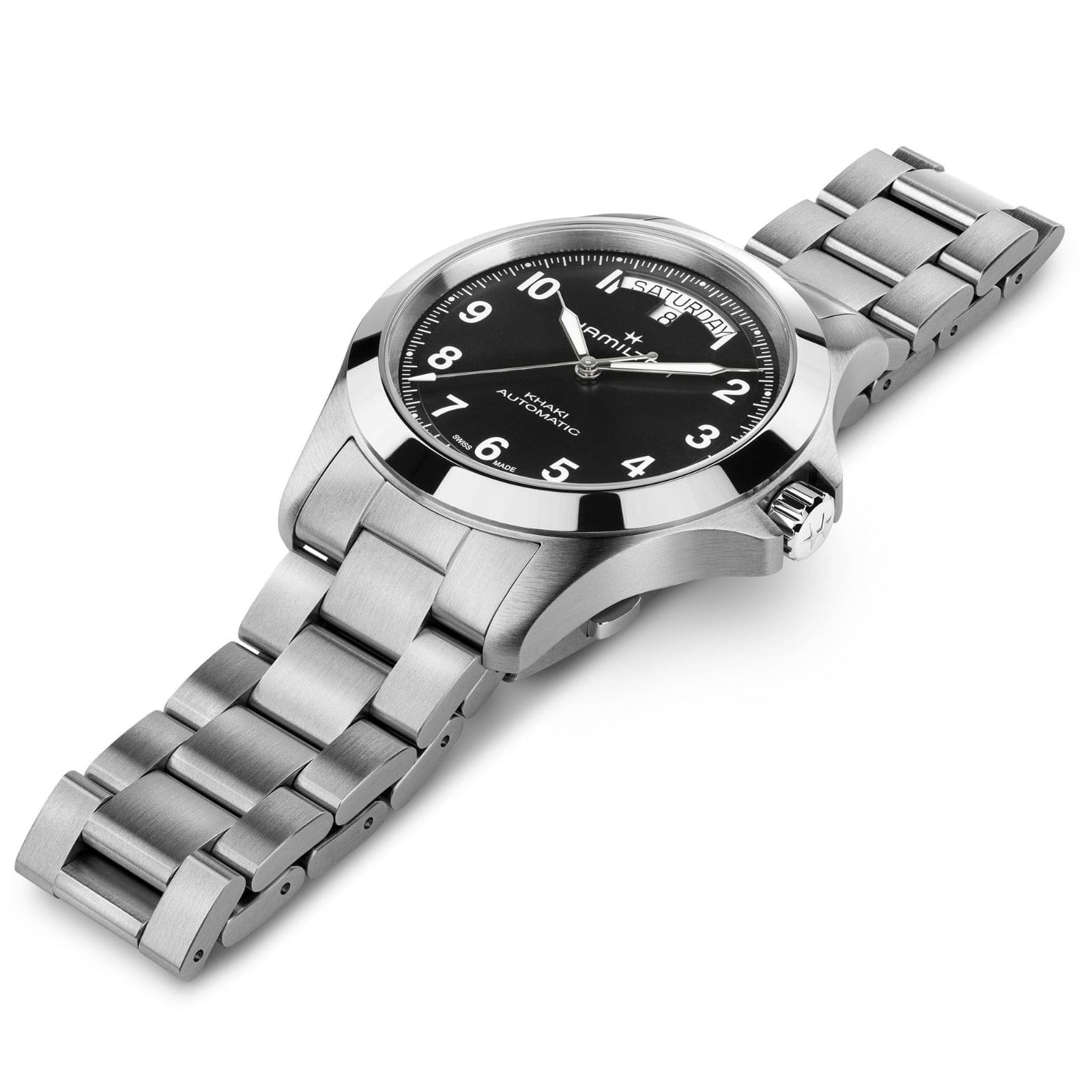 HAMILTON H64475131 KHAKI FIELD KING DAY-DATE 40MM KOL SAATI 6