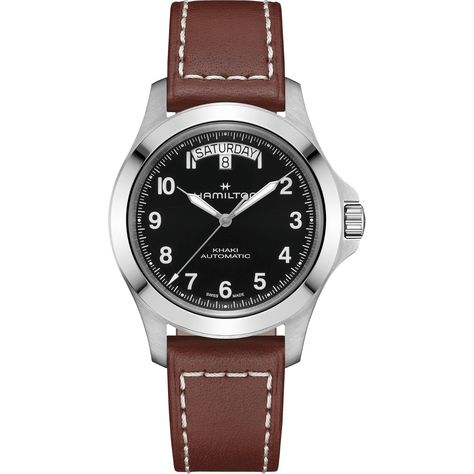 HAMILTON H64475531 KHAKI FIELD KING DAY-DATE 40MM KOL SAATI