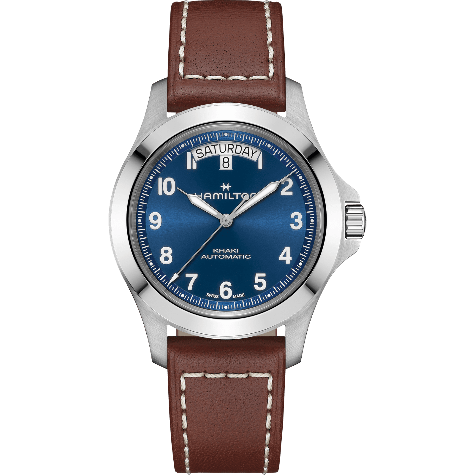 HAMILTON H64475540 KHAKI FIELD KING DAY-DATE 40MM KOL SAATI