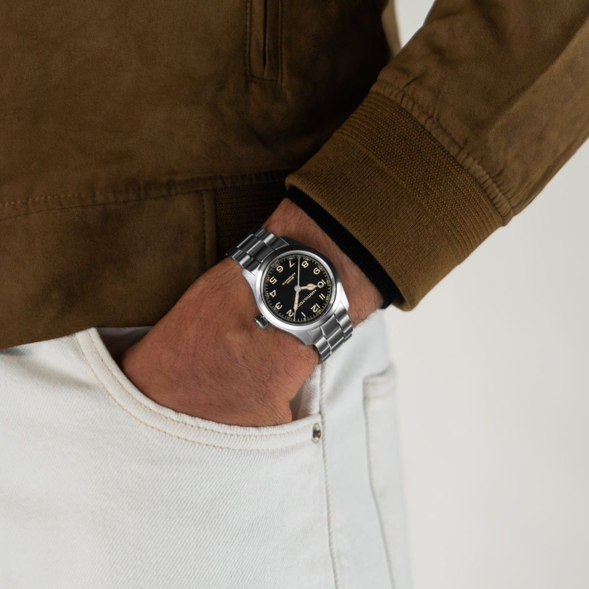 HAMILTON H70405130 KHAKI FIELD MURPH 38MM KOL SAATI 7