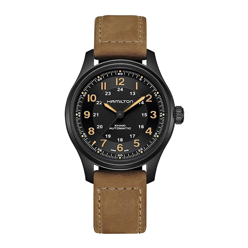 HAMILTON H70665533 KHAKI FIELD TITANIUM AUTO ERKEK KOL SAATİ