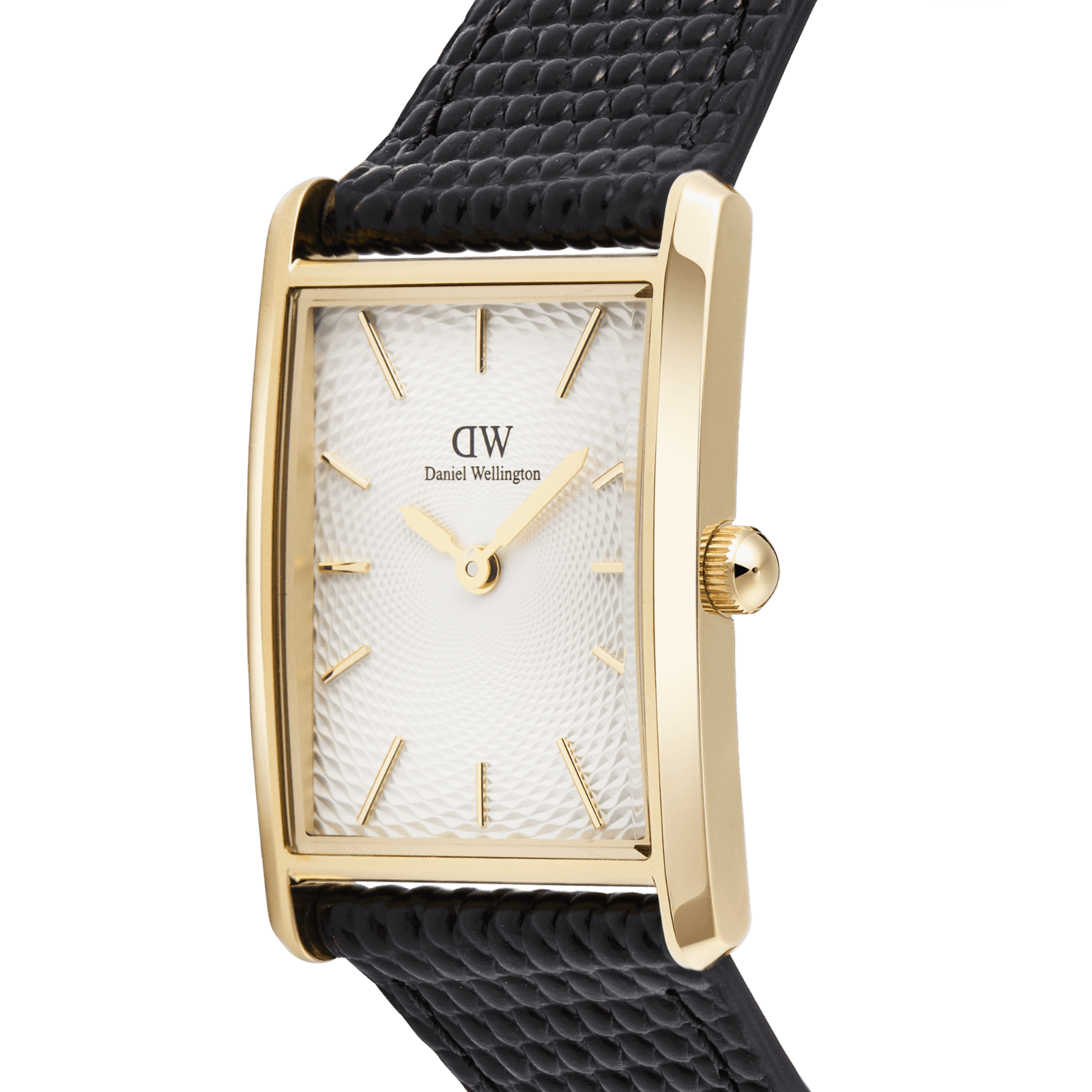 DANIEL WELLINGTON Bound Black Lizard Guilloché Gold DW00600899 Erkek KOL SAATİ 3