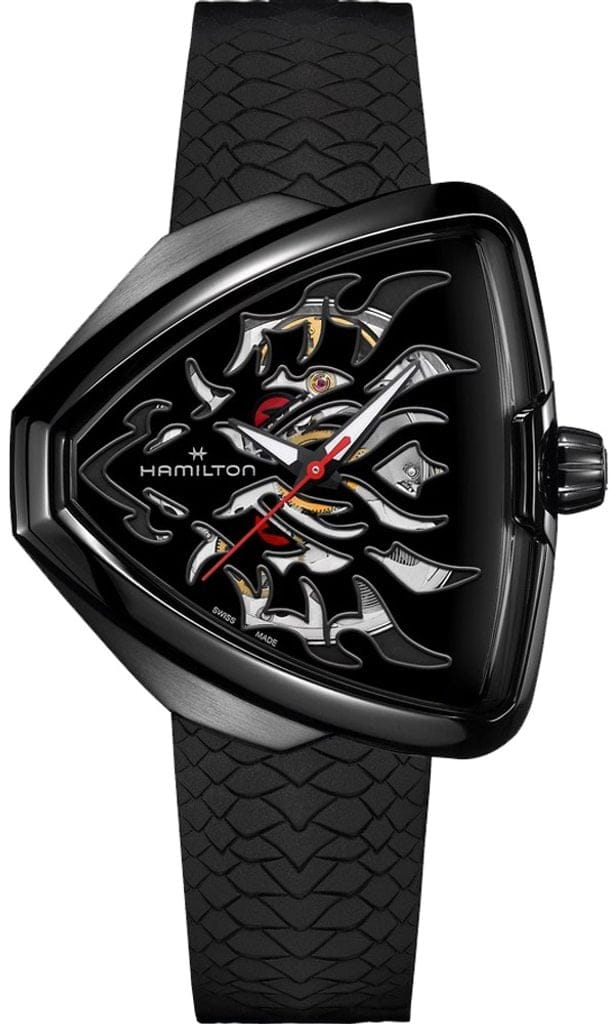 HAMILTON H24535332 VENTURA ELVIS80 SKELETON AUTO KOL SAATI