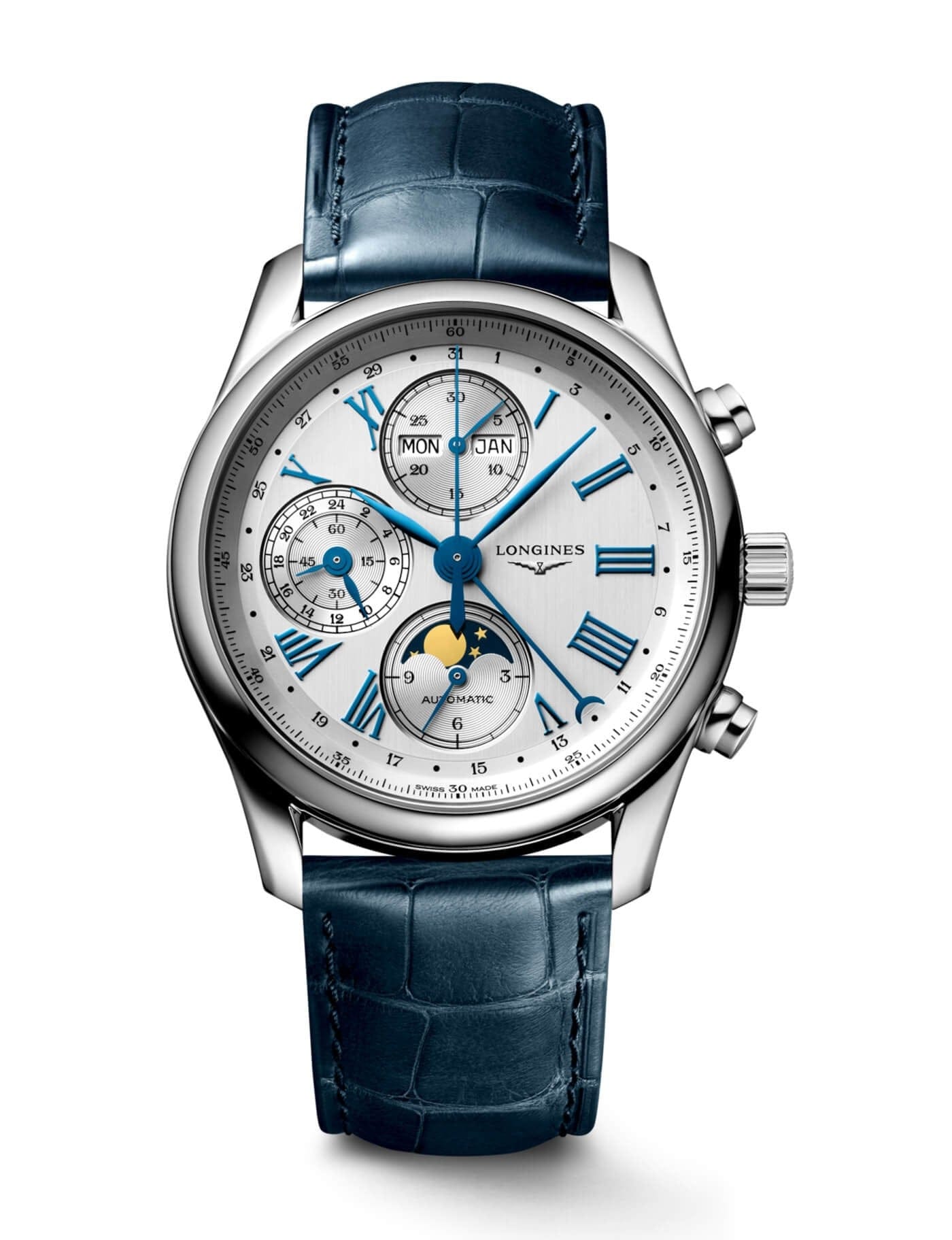 LONGINES MASTER COLLECTION CHRONO MOONPHASE  L26734712 - L2.673.4.71.2 ERKEK KOL SAATİ