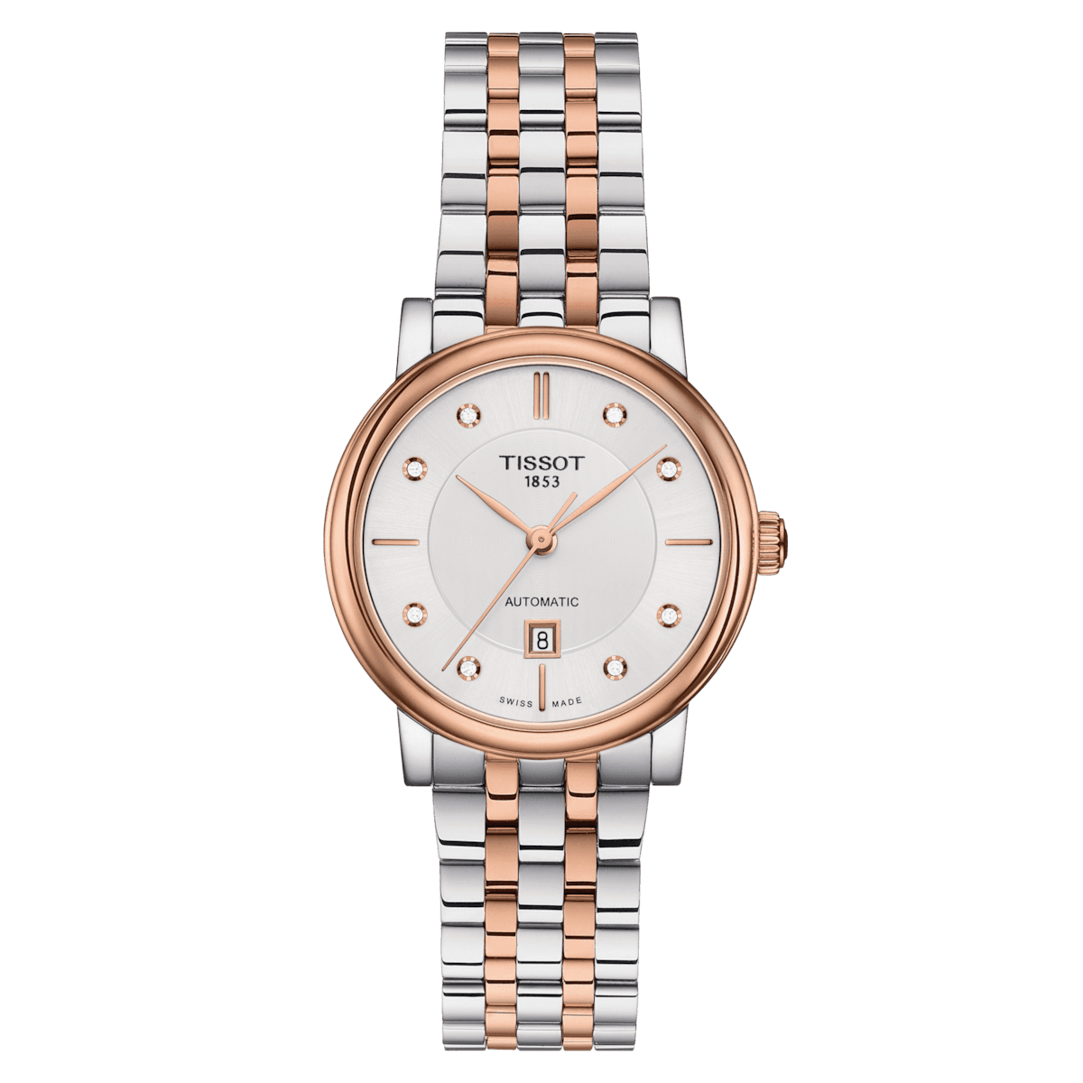 TISSOT T1222072203600 - T122.207.22.036.00 Carson Premium Automatic Lady Kadın KOL SAATİ