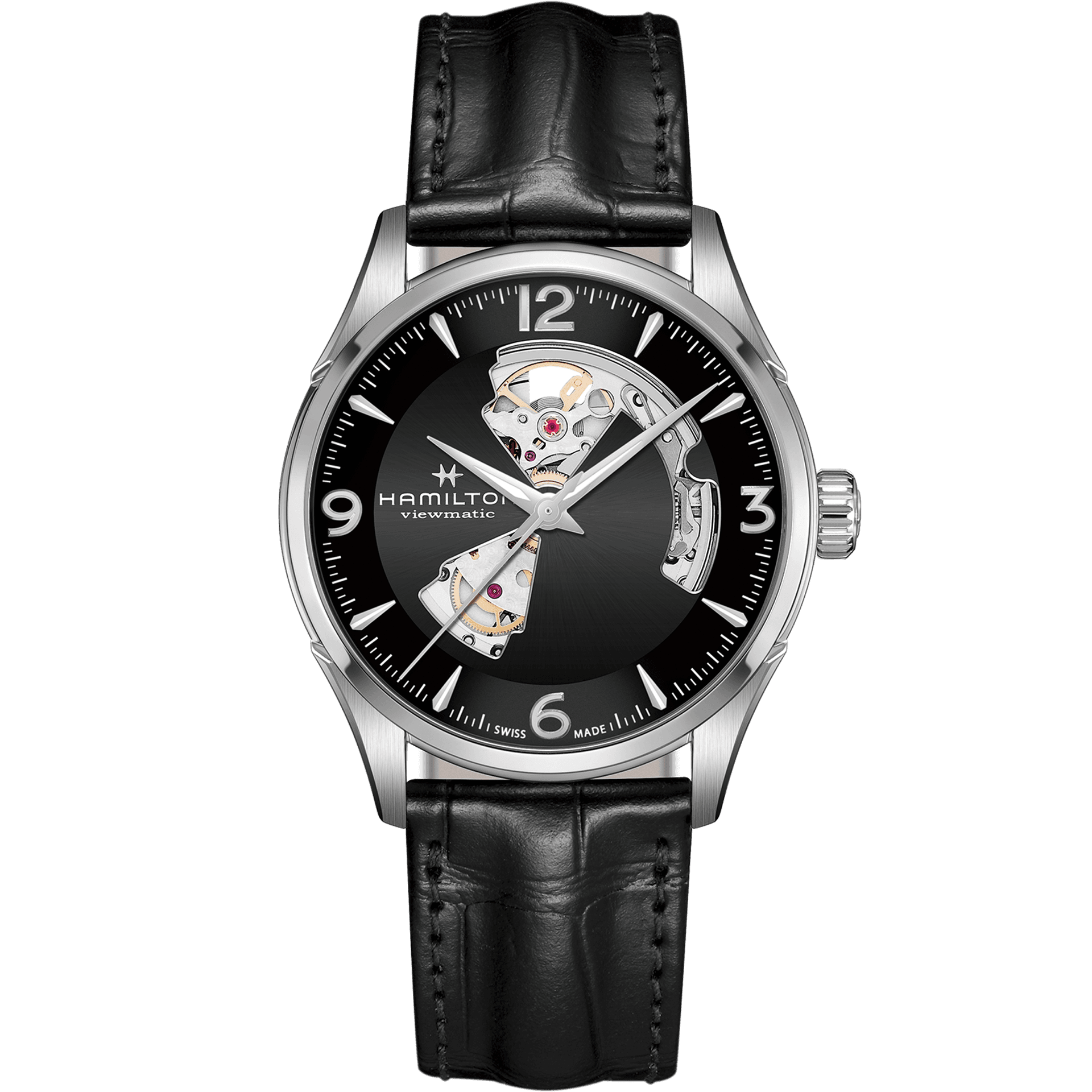 HAMILTON H32705731 JAZZMASTER OPEN HEART AUTO KOL SAATI