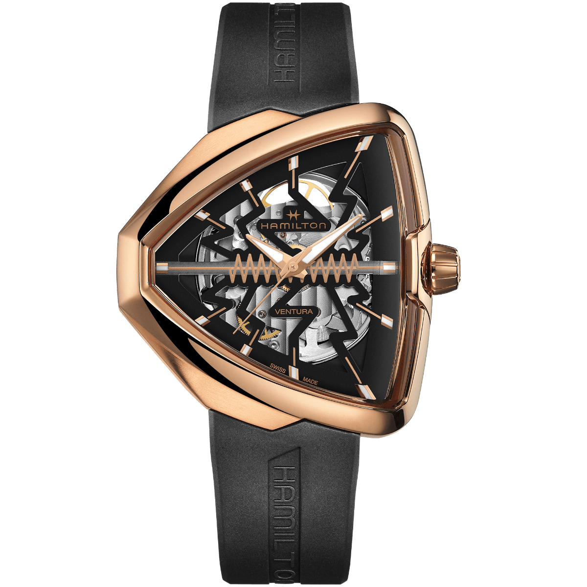 HAMILTON H24525331 VENTURA ELVIS80 SKELETON AUTO  KOL SAATİ
