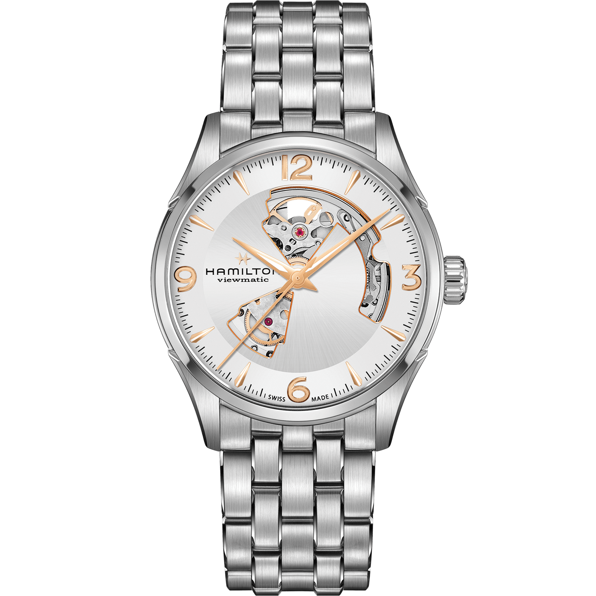HAMILTON H32705151 JAZZMASTER OPEN HEART AUTO KOL SAATI