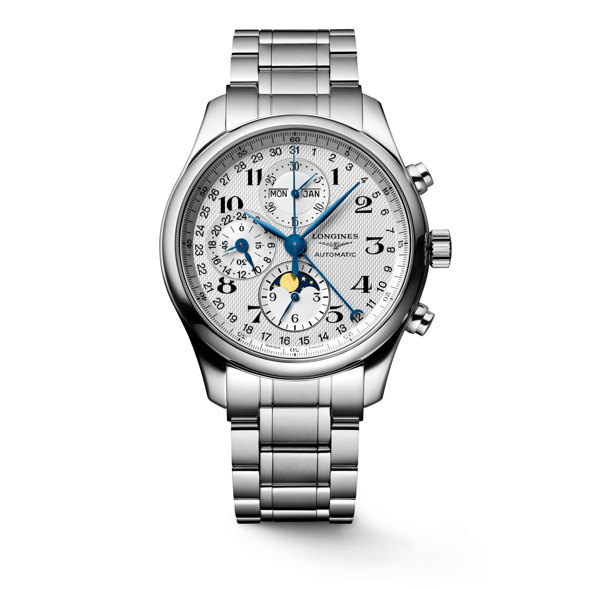 LONGINES MASTER COLLECTION CHRONO MOONPHASE  L27734786 - L2.773.4.78.6 ERKEK KOL SAATİ