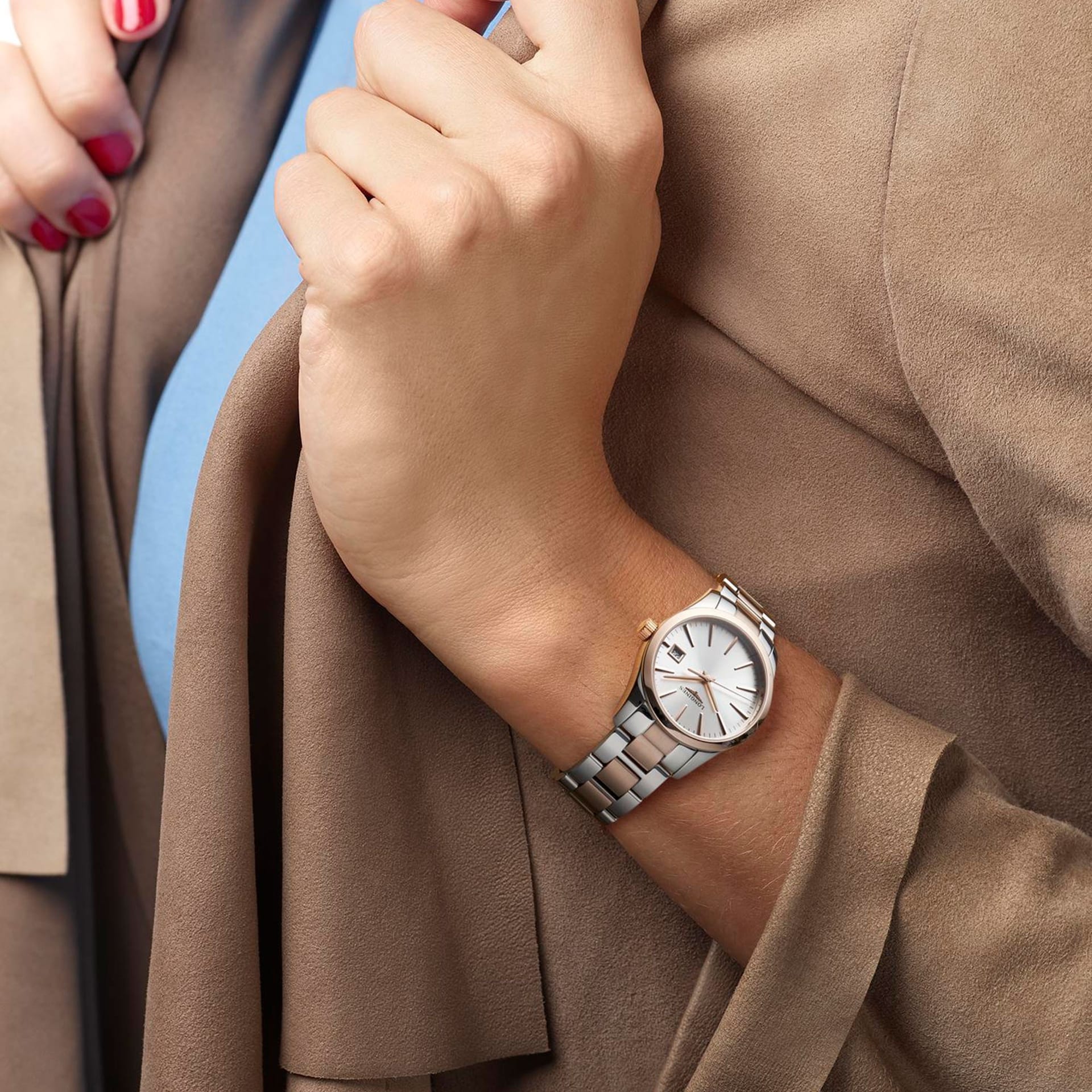 LONGINES CONQUEST CLASSIC L23863727 - L2.386.3.72.7 KADIN KOL SAATİ 4