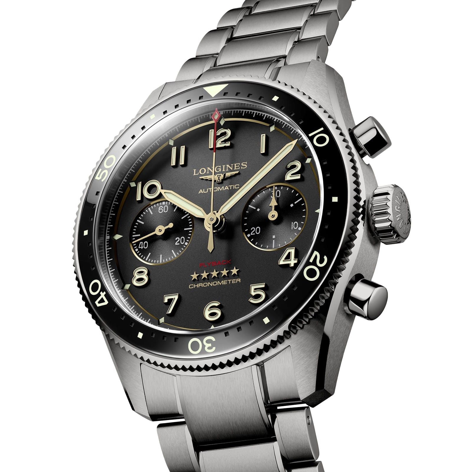 LONGINES SPIRIT FLYBACK TITANIUM  L38211536 - L3.821.1.53.6 ERKEK KOL SAATİ 7