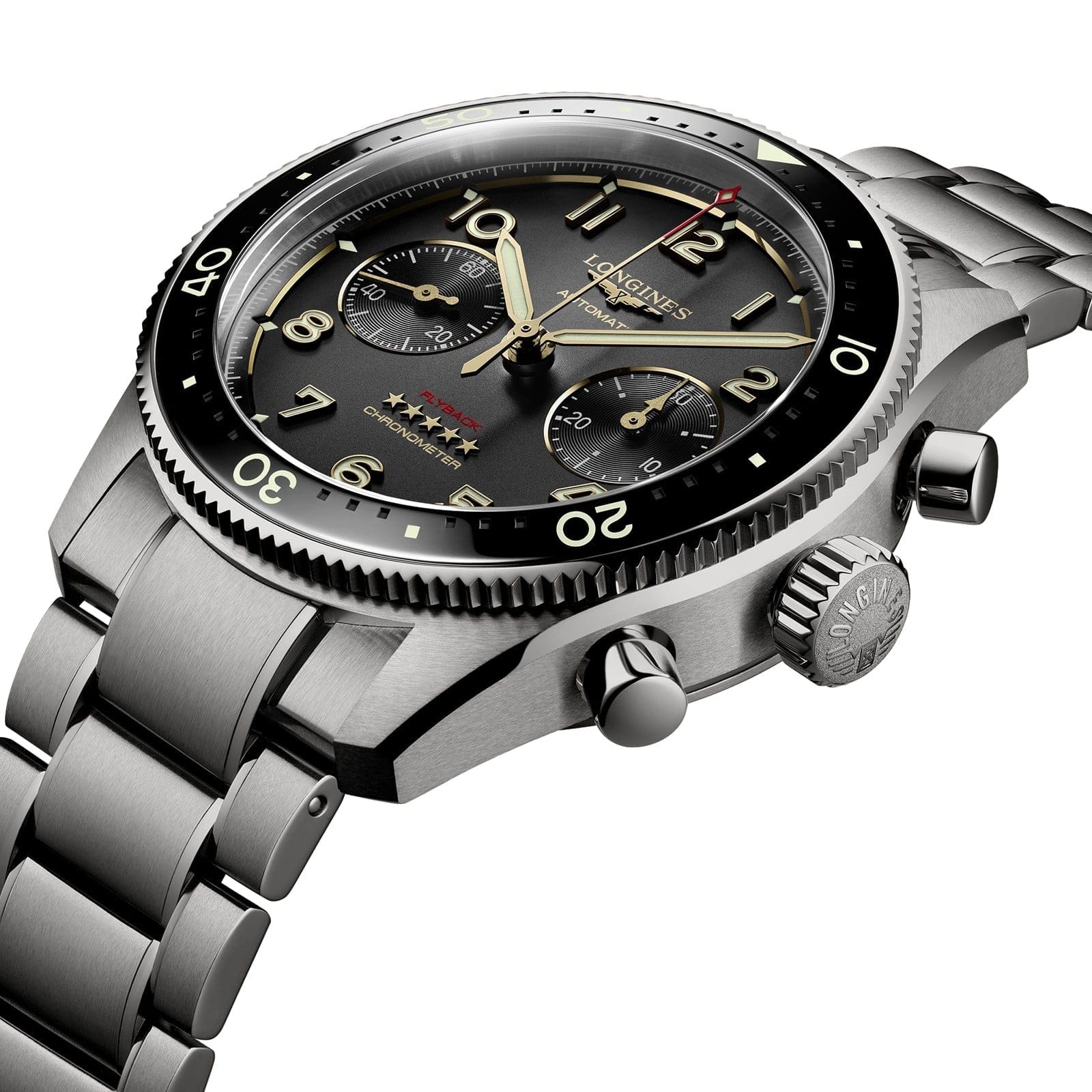 LONGINES SPIRIT FLYBACK TITANIUM  L38211536 - L3.821.1.53.6 ERKEK KOL SAATİ 6