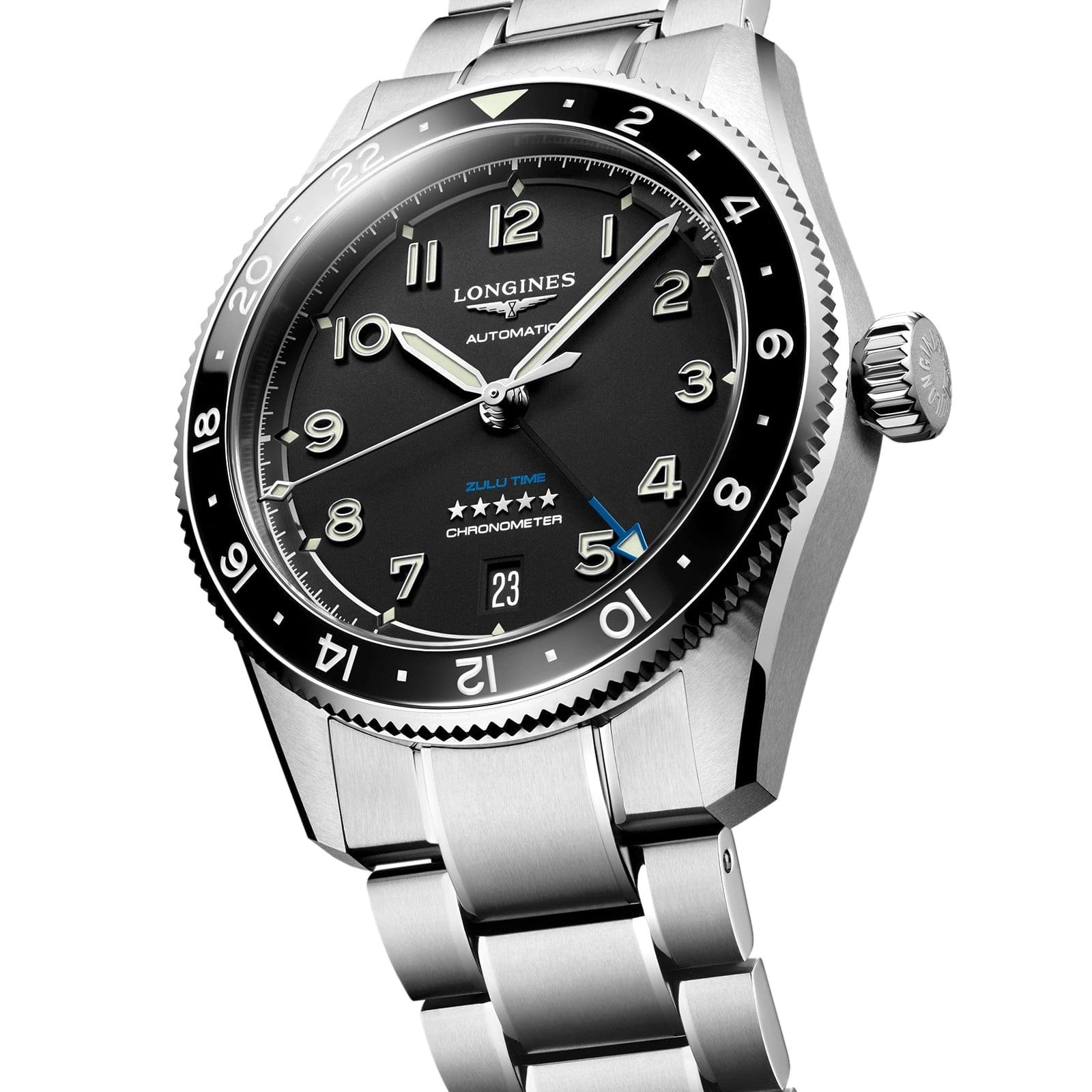 LONGINES SPIRIT ZULU TIME L38024536 - L3.802.4.53.6 UNISEX KOL SAATİ 4