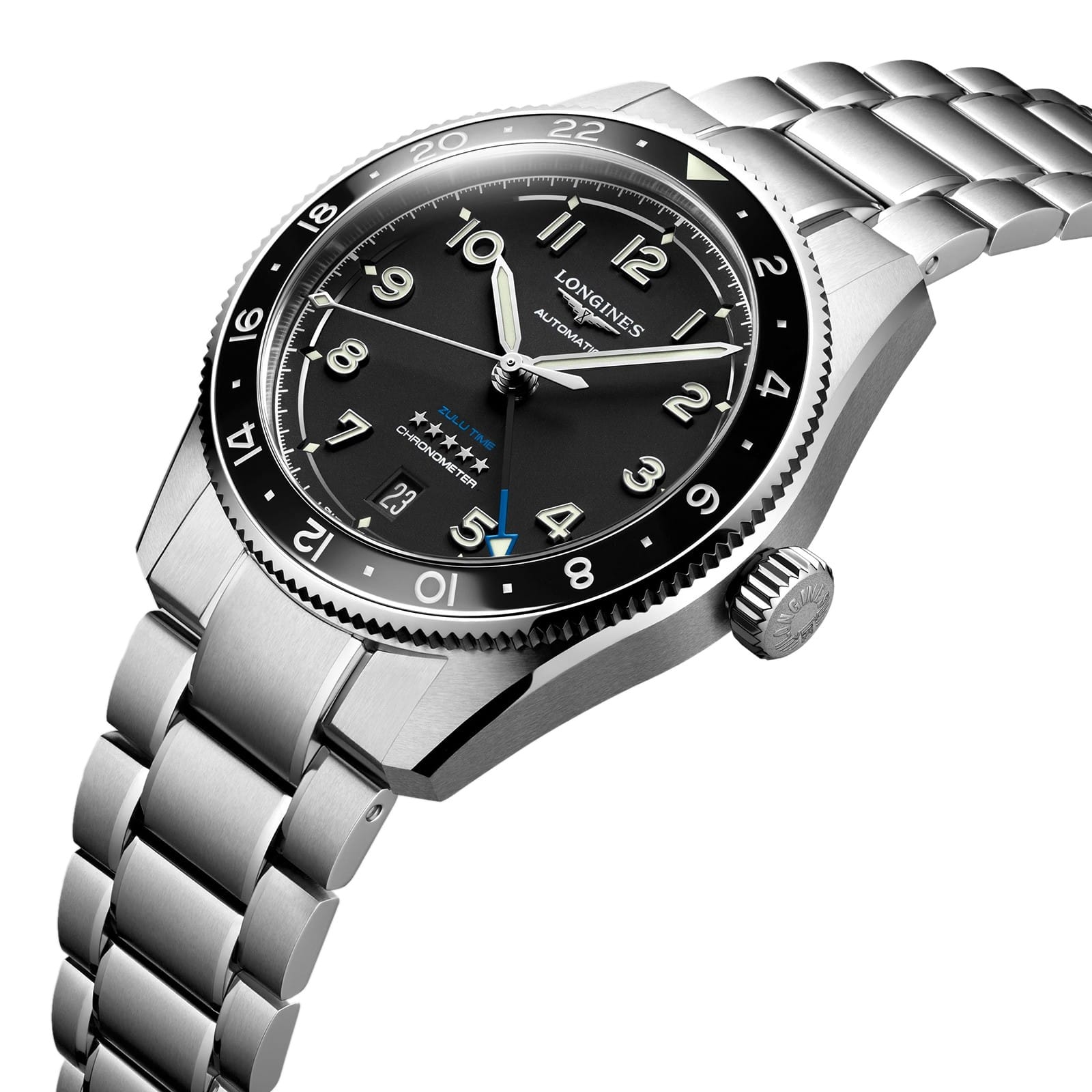LONGINES SPIRIT ZULU TIME L38024536 - L3.802.4.53.6 UNISEX KOL SAATİ 2